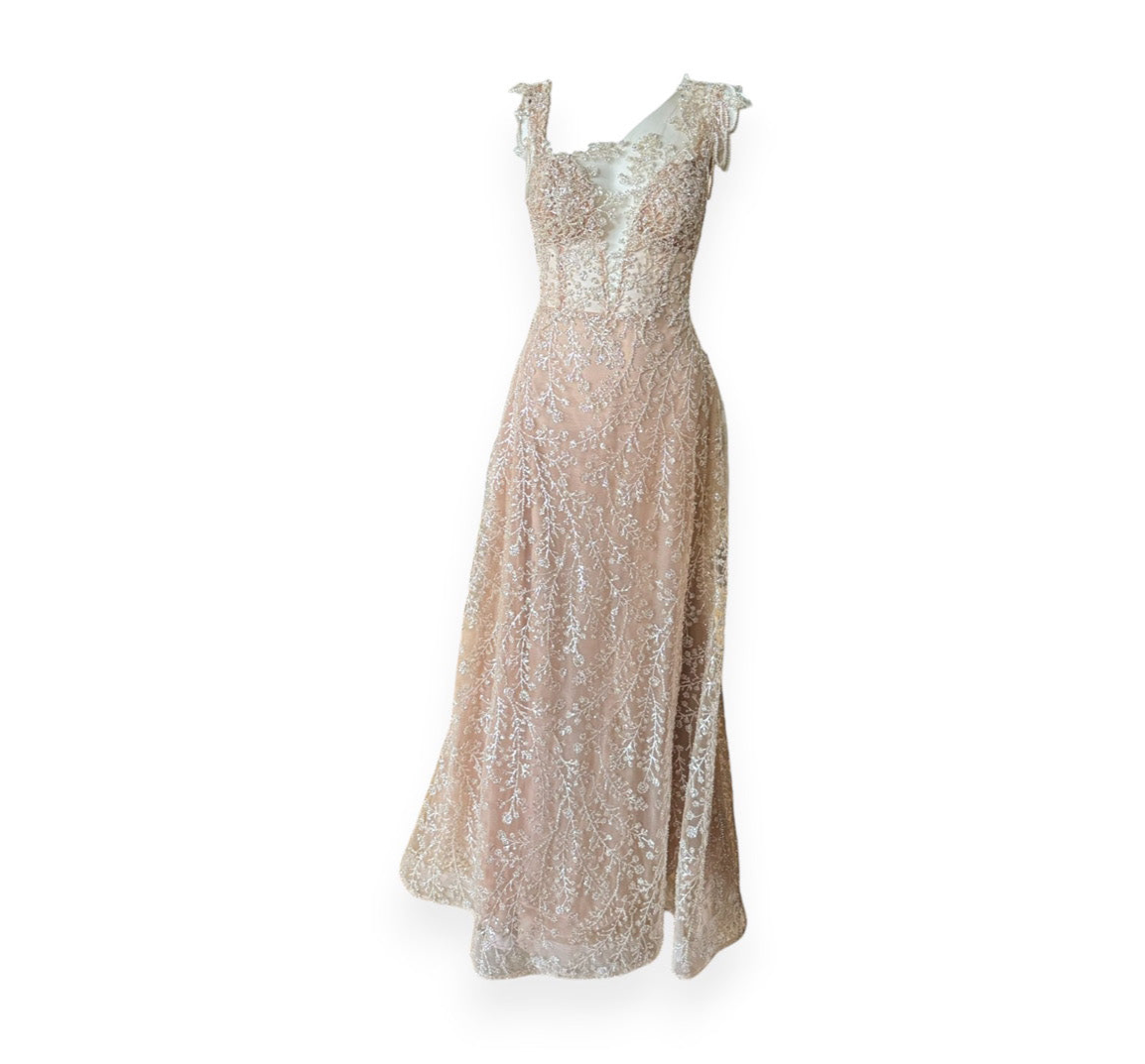 Vestido recamado