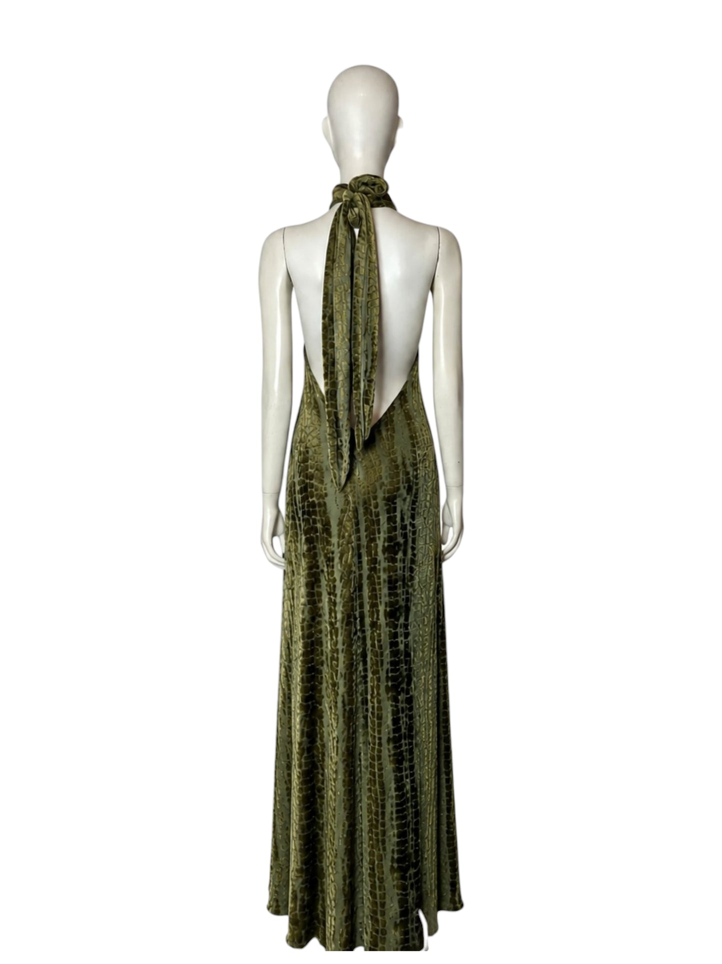 Maxi dress croco