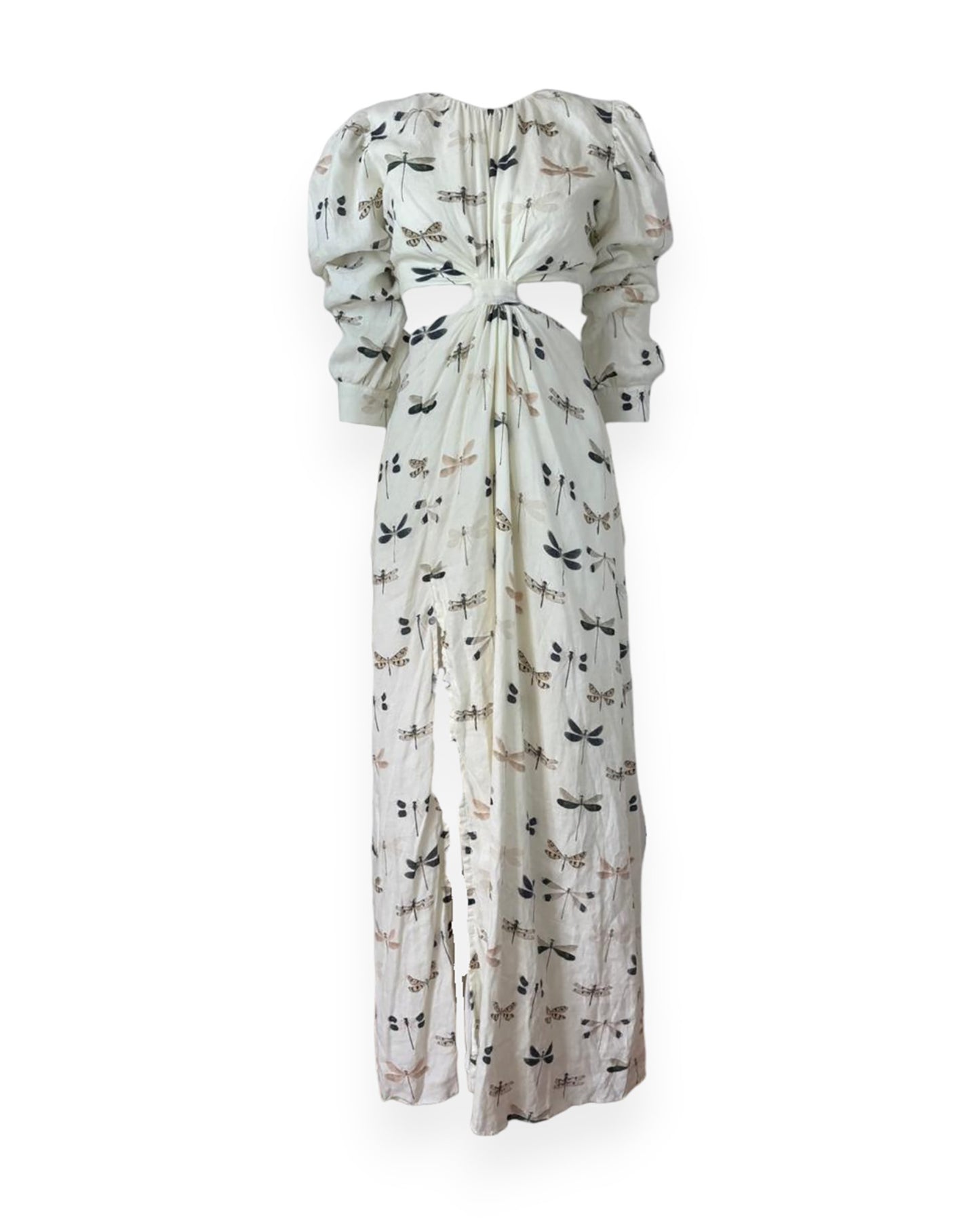 Vestido maxi libelulas