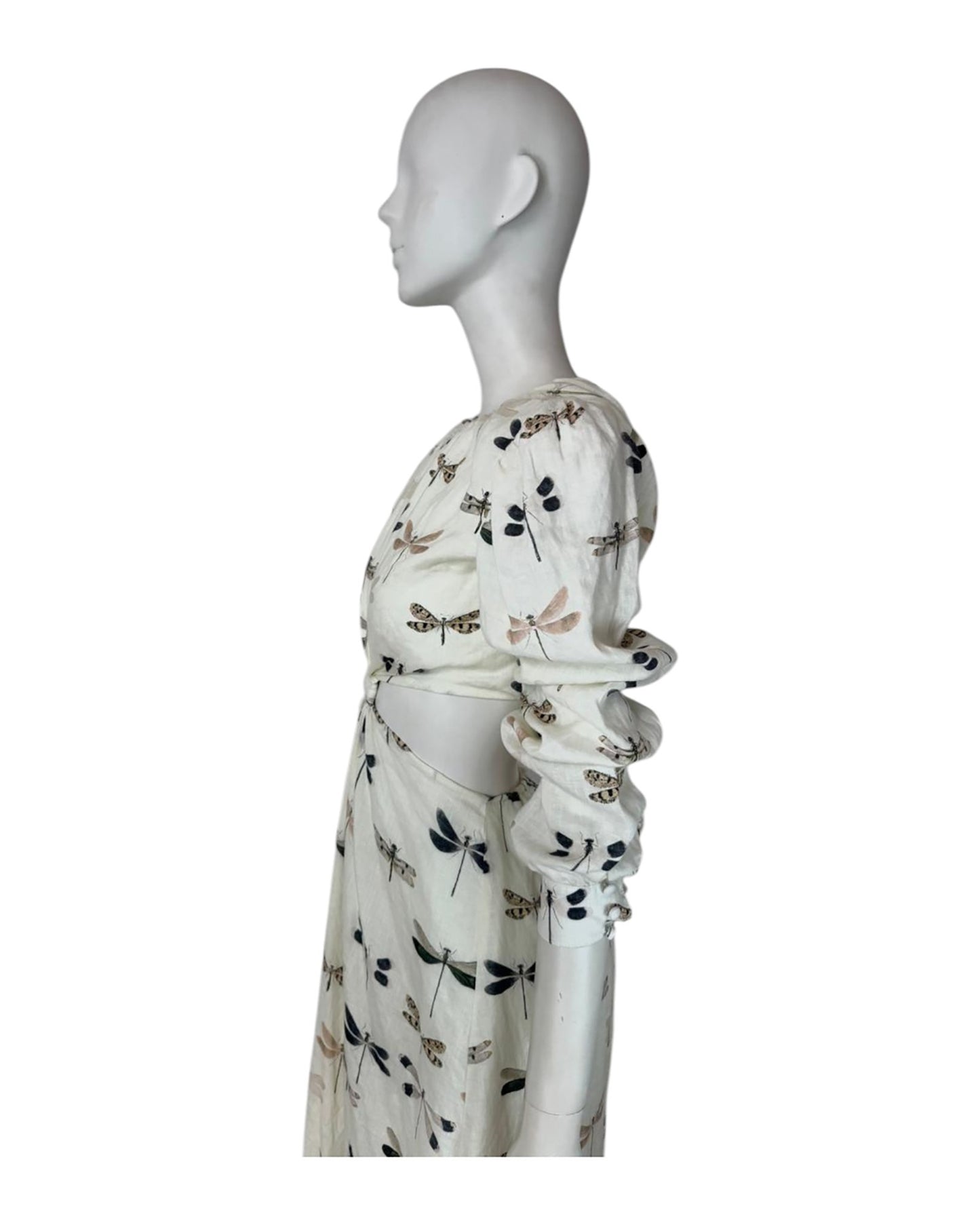 Vestido maxi libelulas