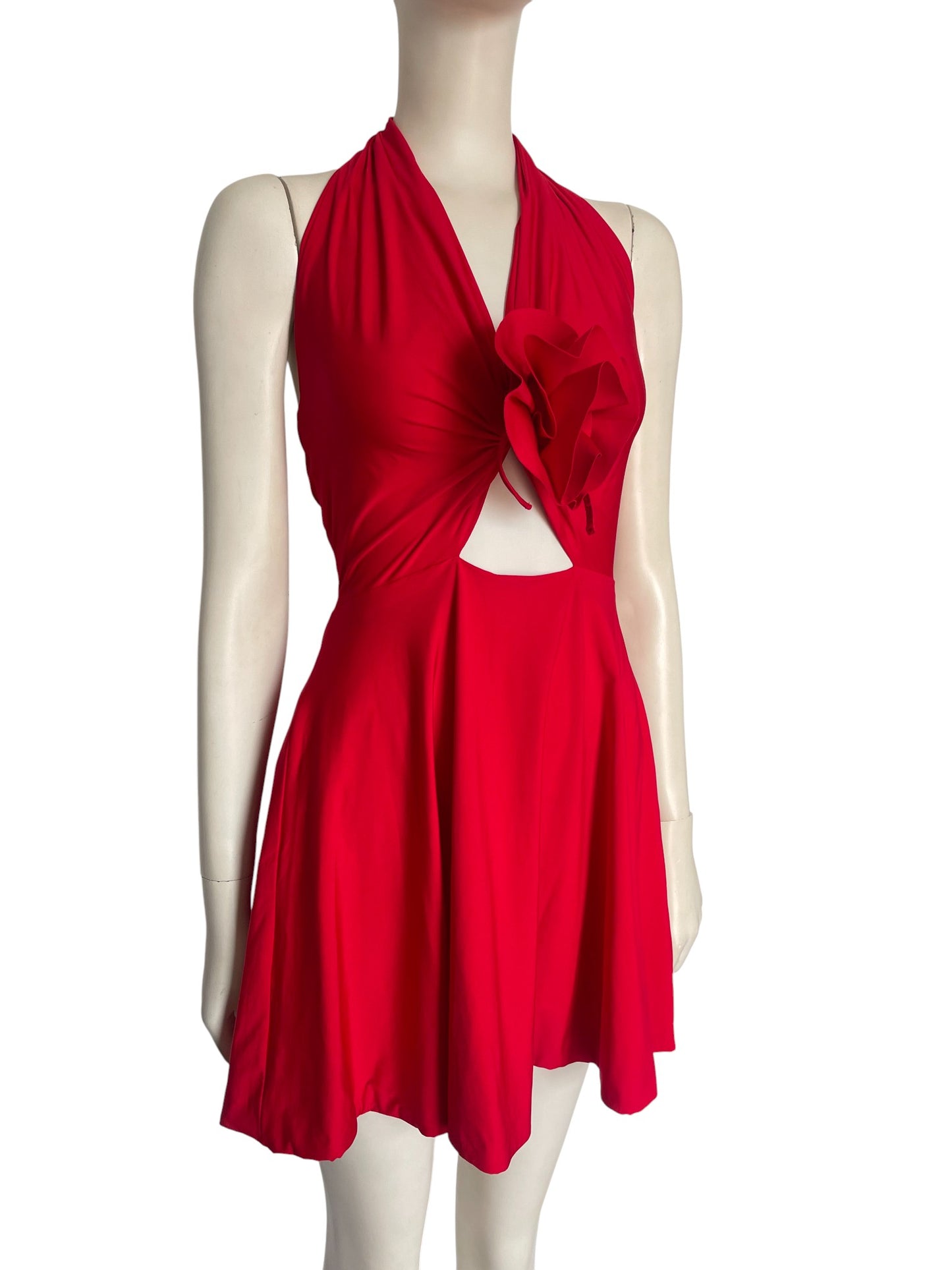 Mini dres rojo