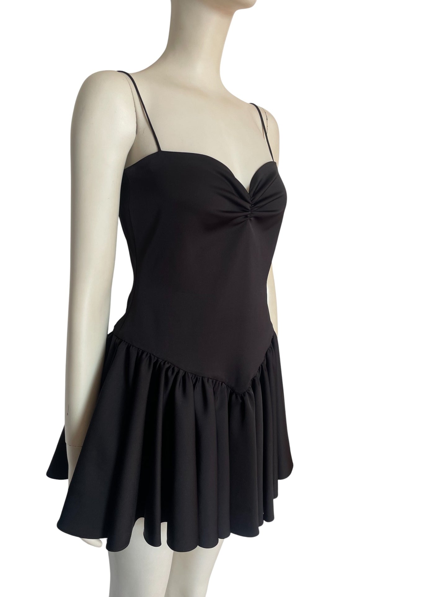 mini dress negro
