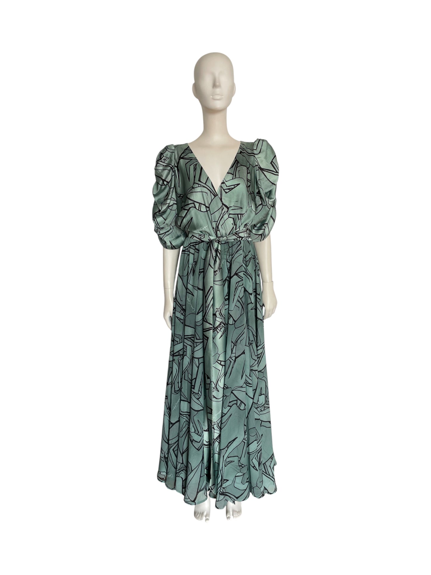 vestido maxi saturno