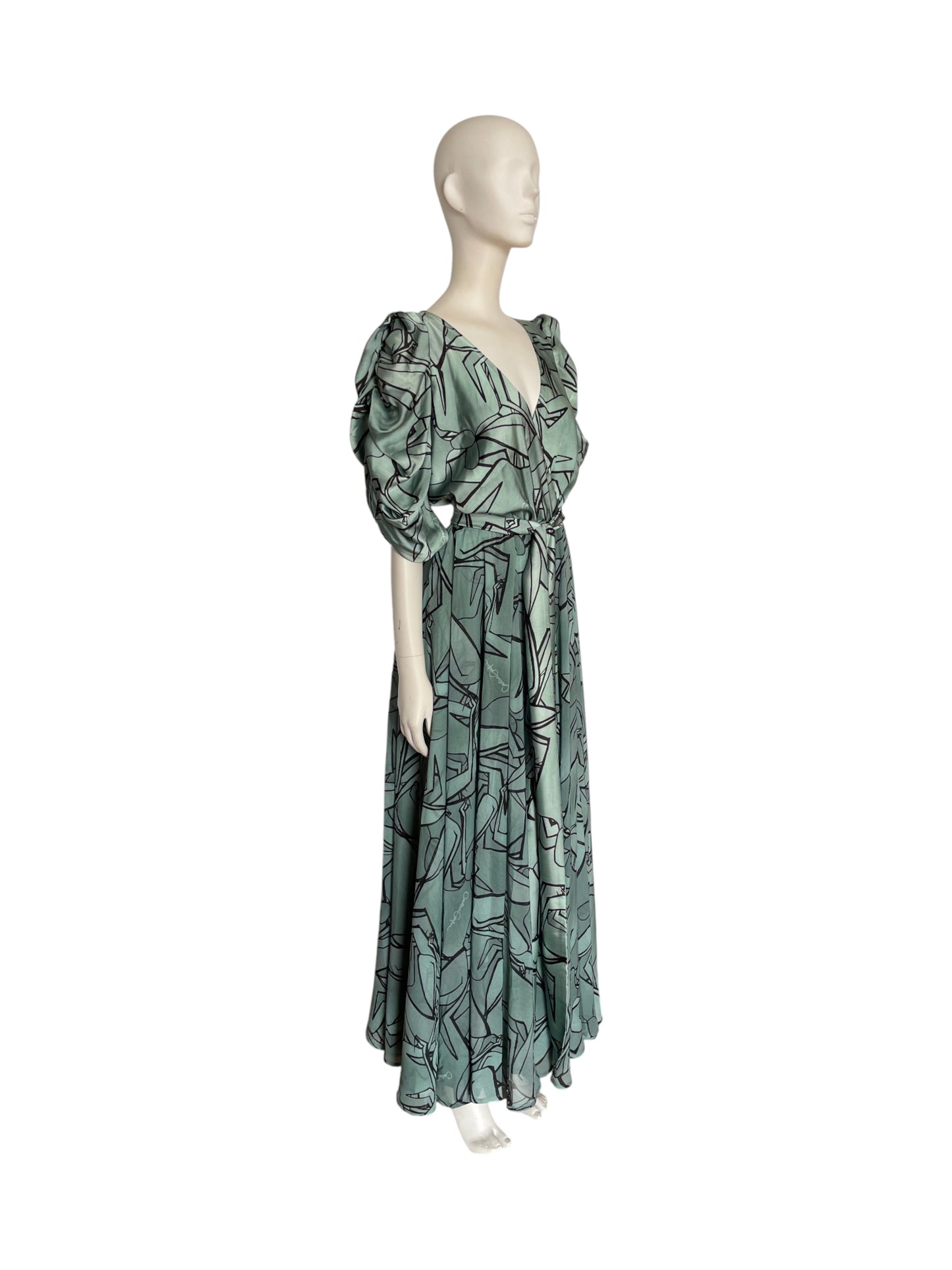 vestido maxi saturno
