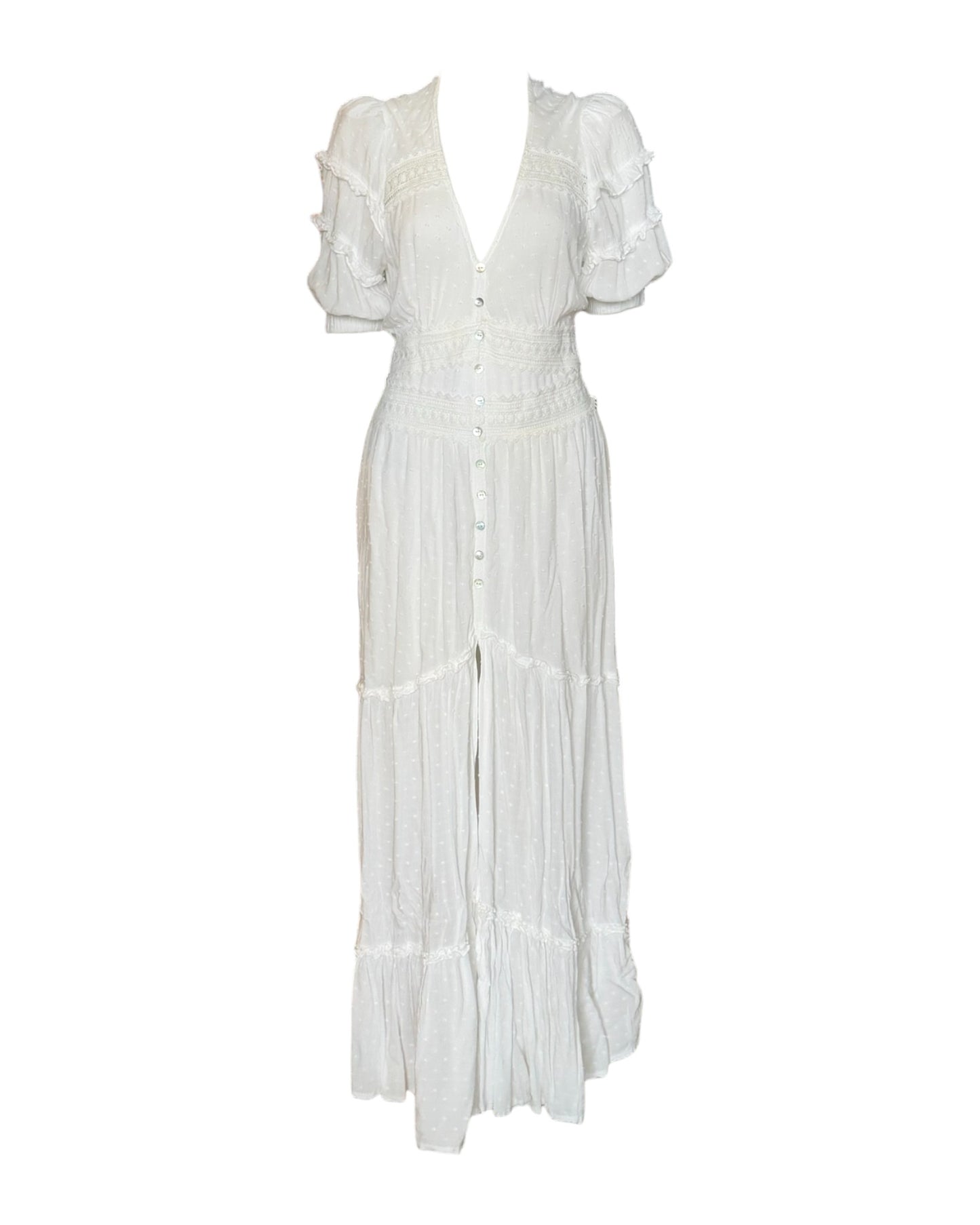 Vestido blanco encaje