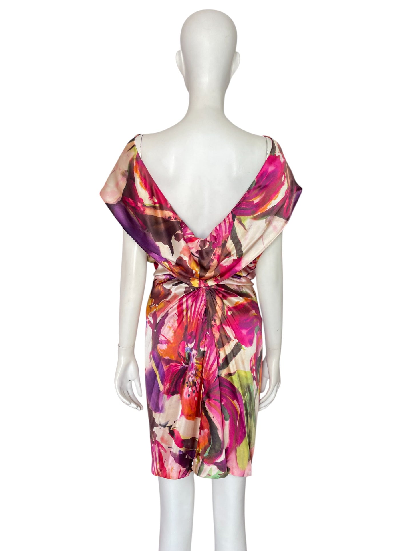 VESTIDO MINI SEDA ESTAMPADO