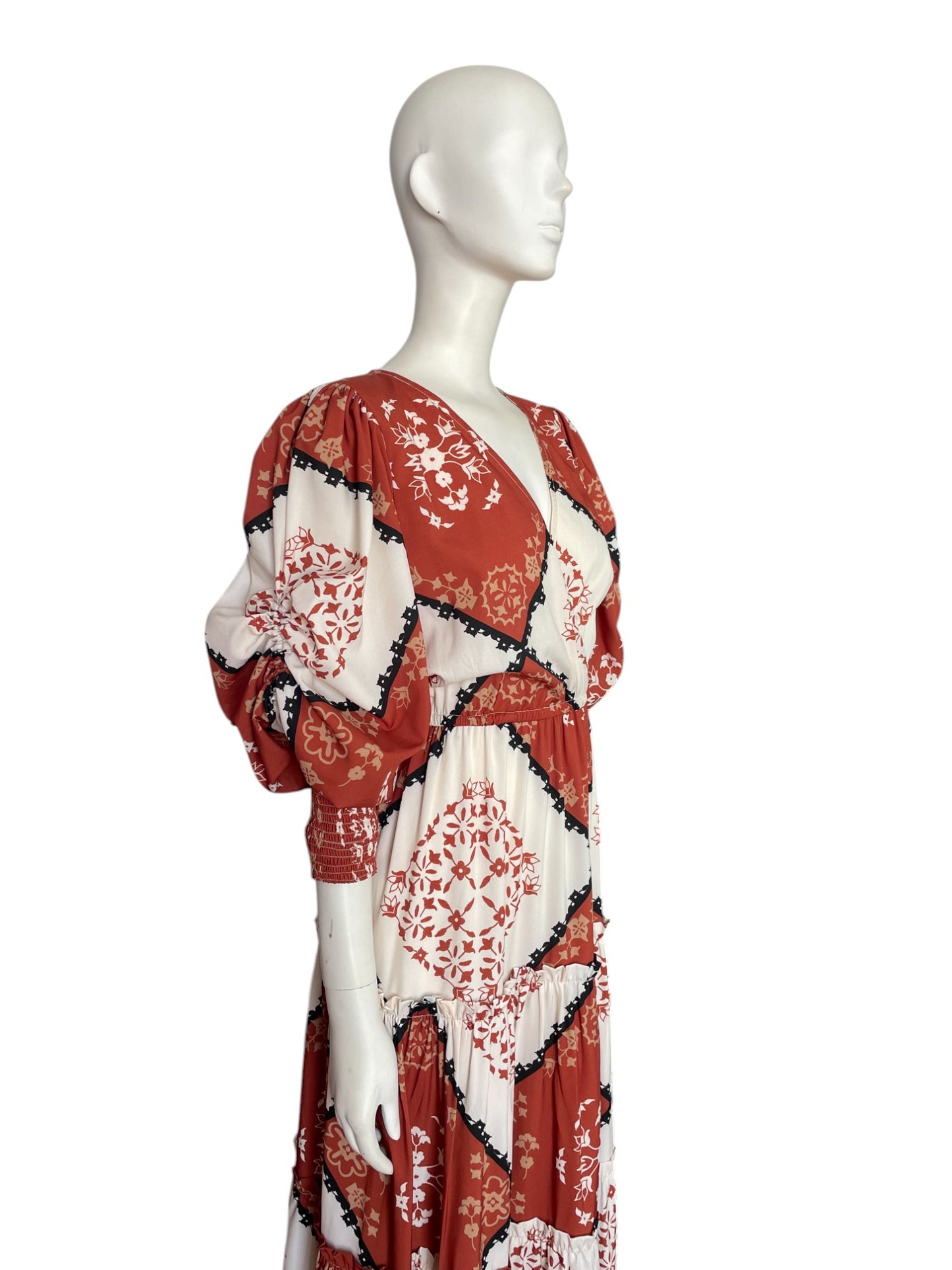 vestido maxi terra