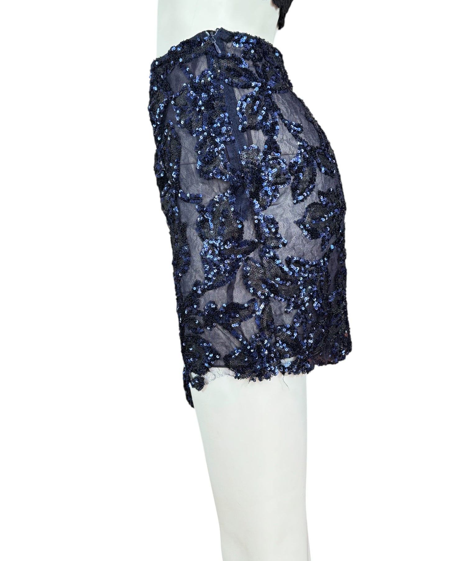 Falda mini azul
