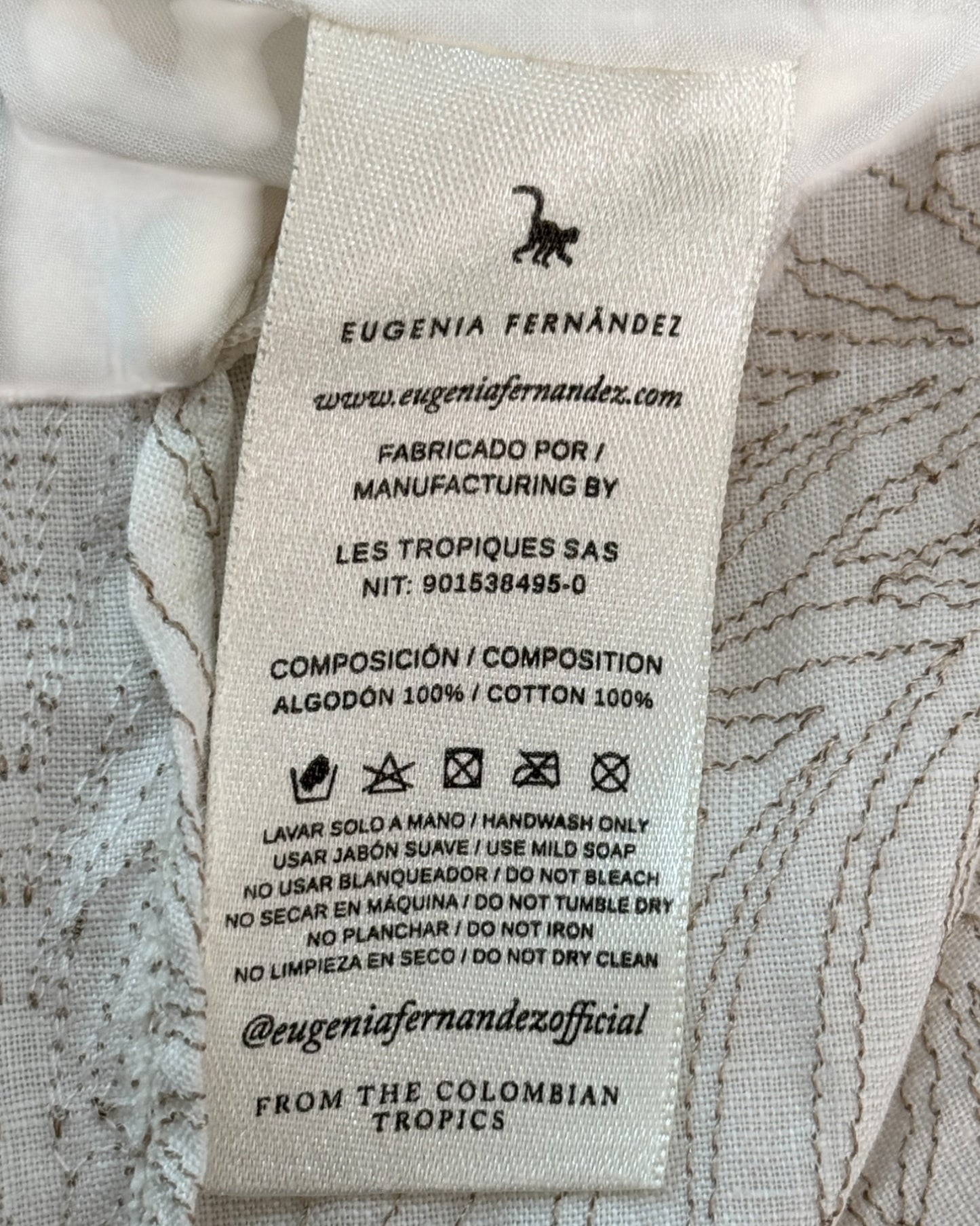 Vestido bordado