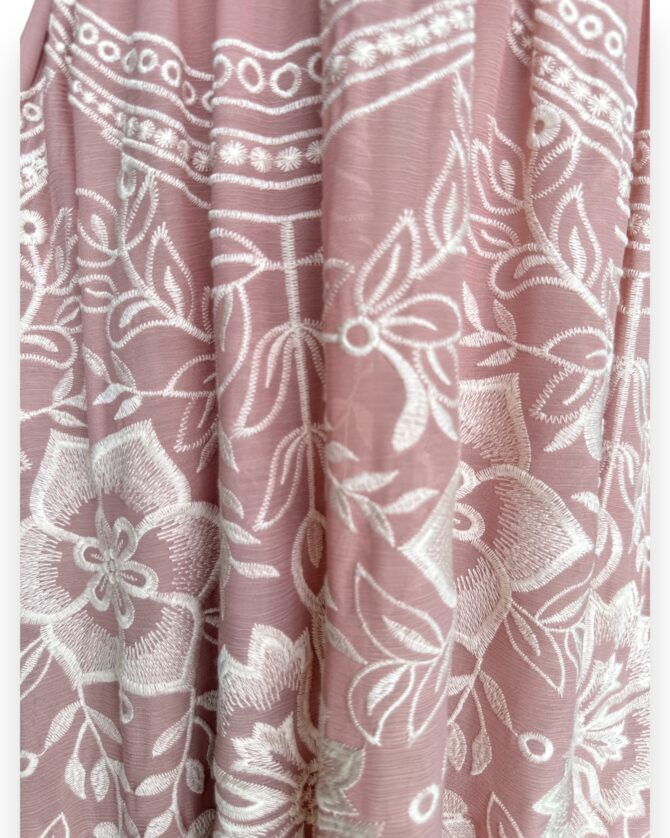 Vestido maxi rose