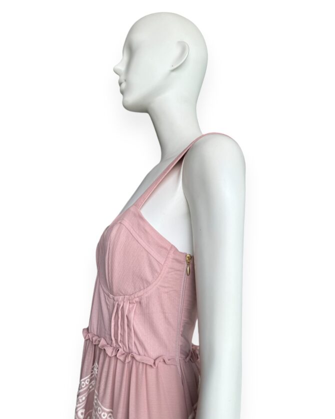 Vestido maxi rose