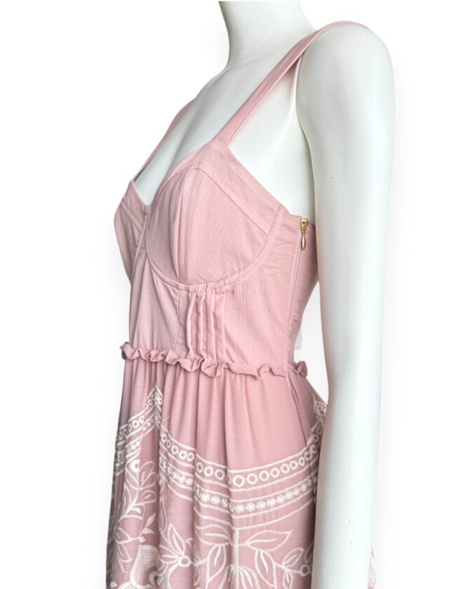 Vestido maxi rose