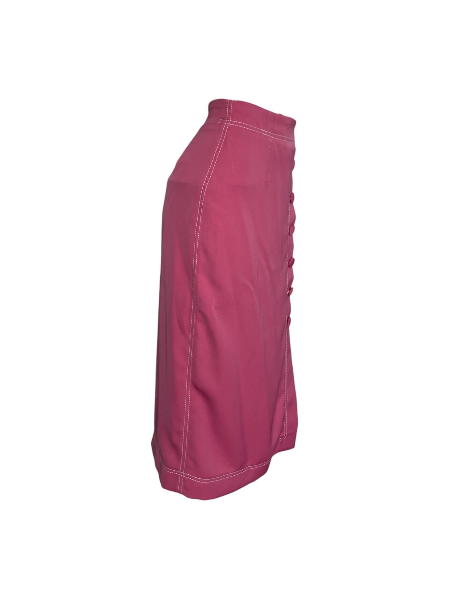 falda fucsia midi