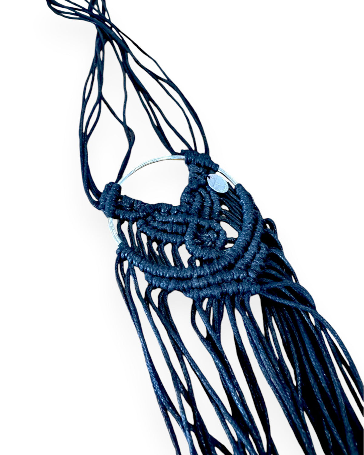 Collar tejido negro