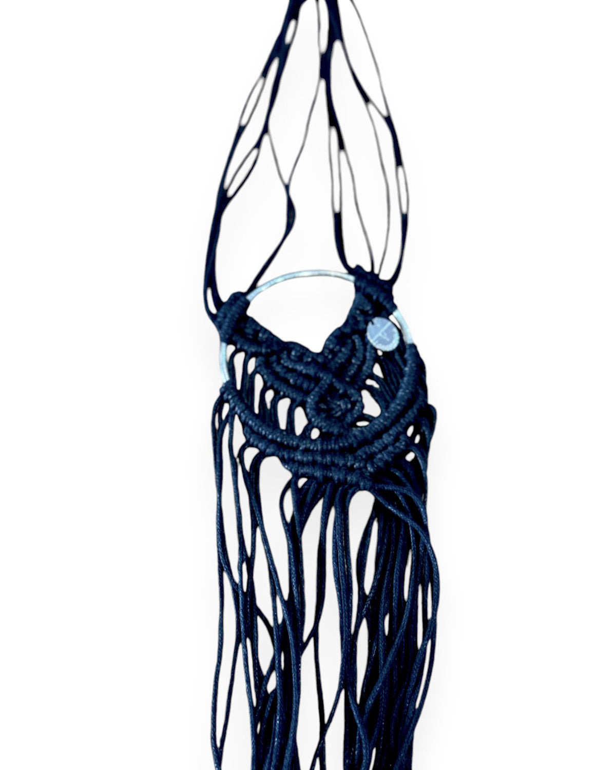 Collar tejido negro