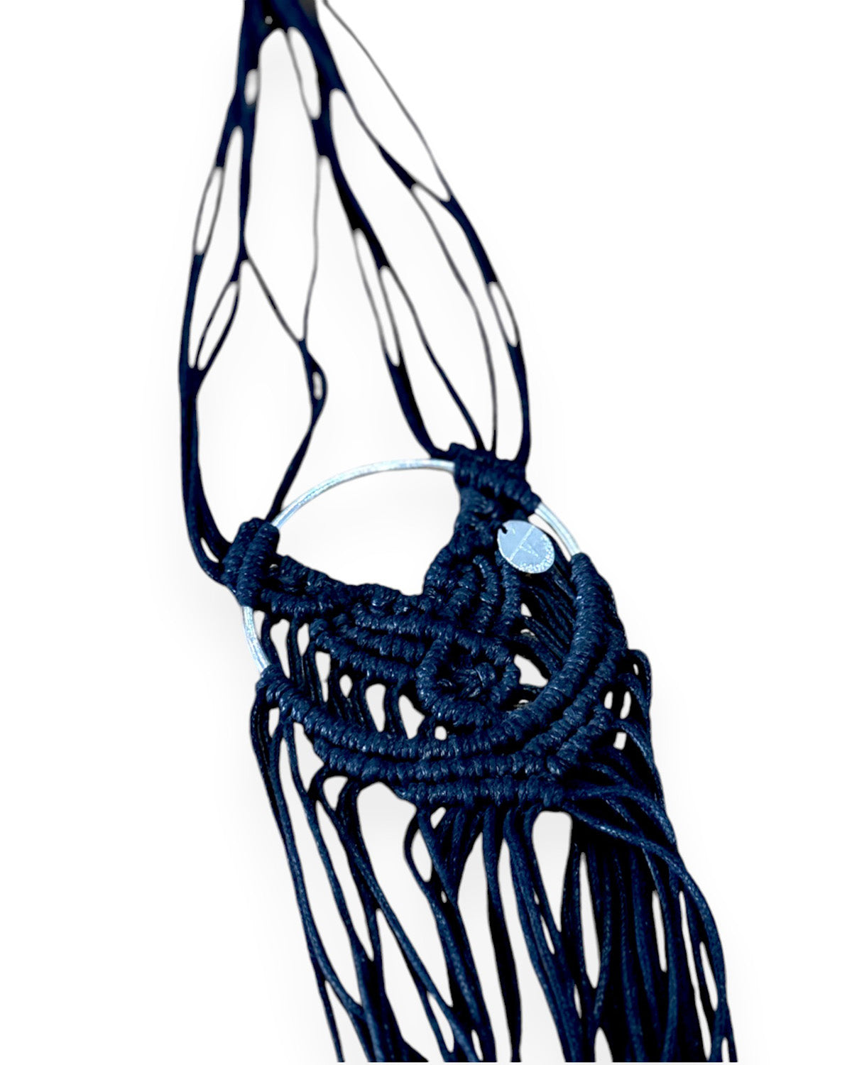 Collar tejido negro