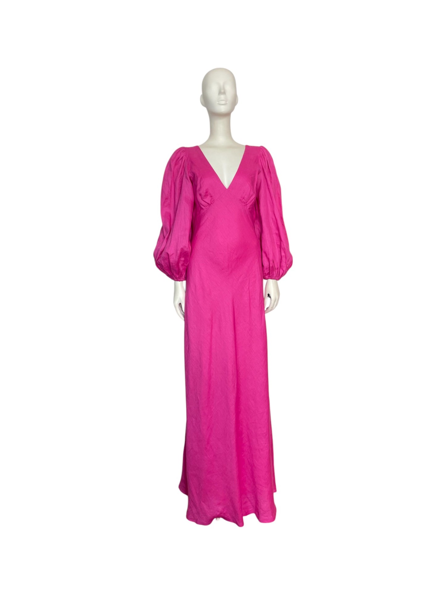 vestido maxi rosella pink
