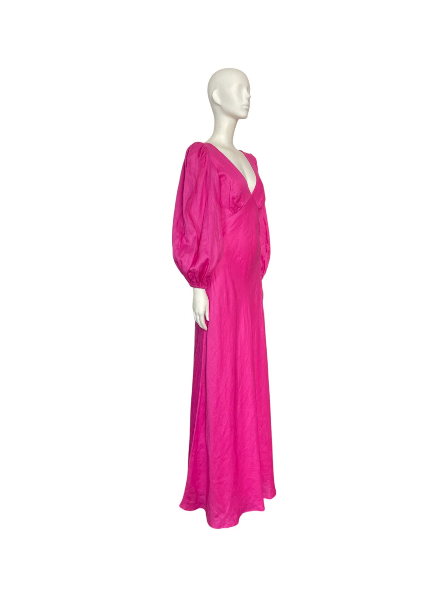 vestido maxi rosella pink