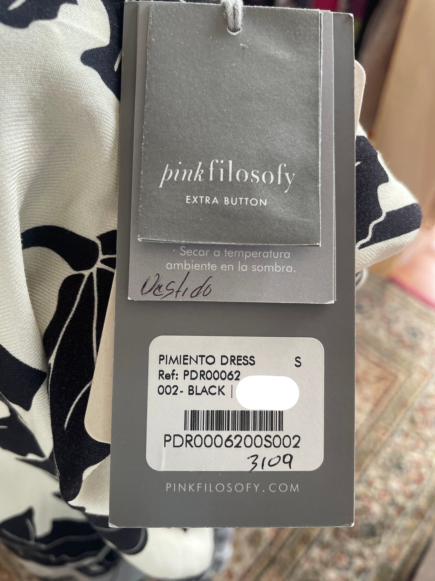 vestido pimiento midi dressflores
