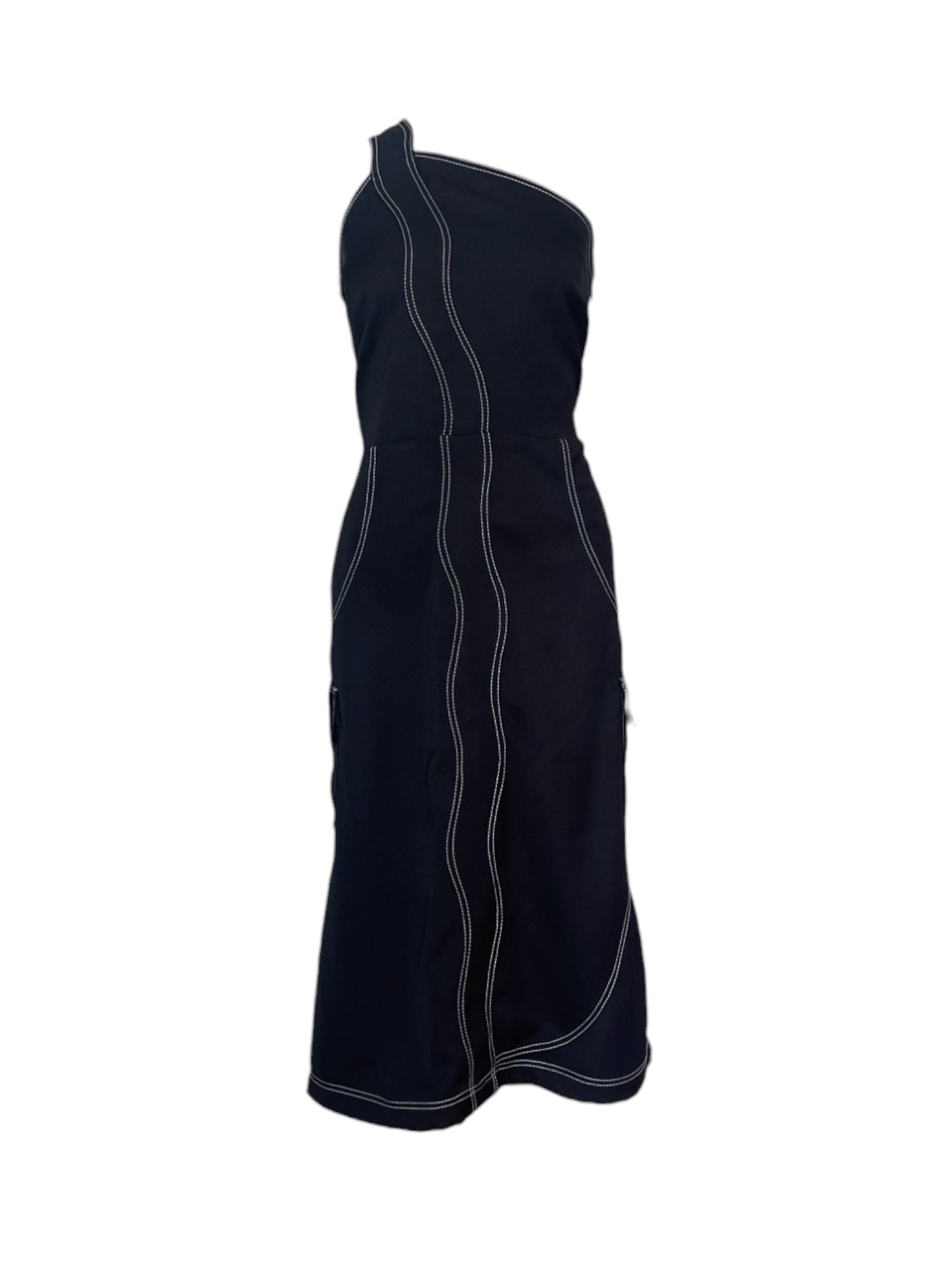 vestido bella mini medio hombro
