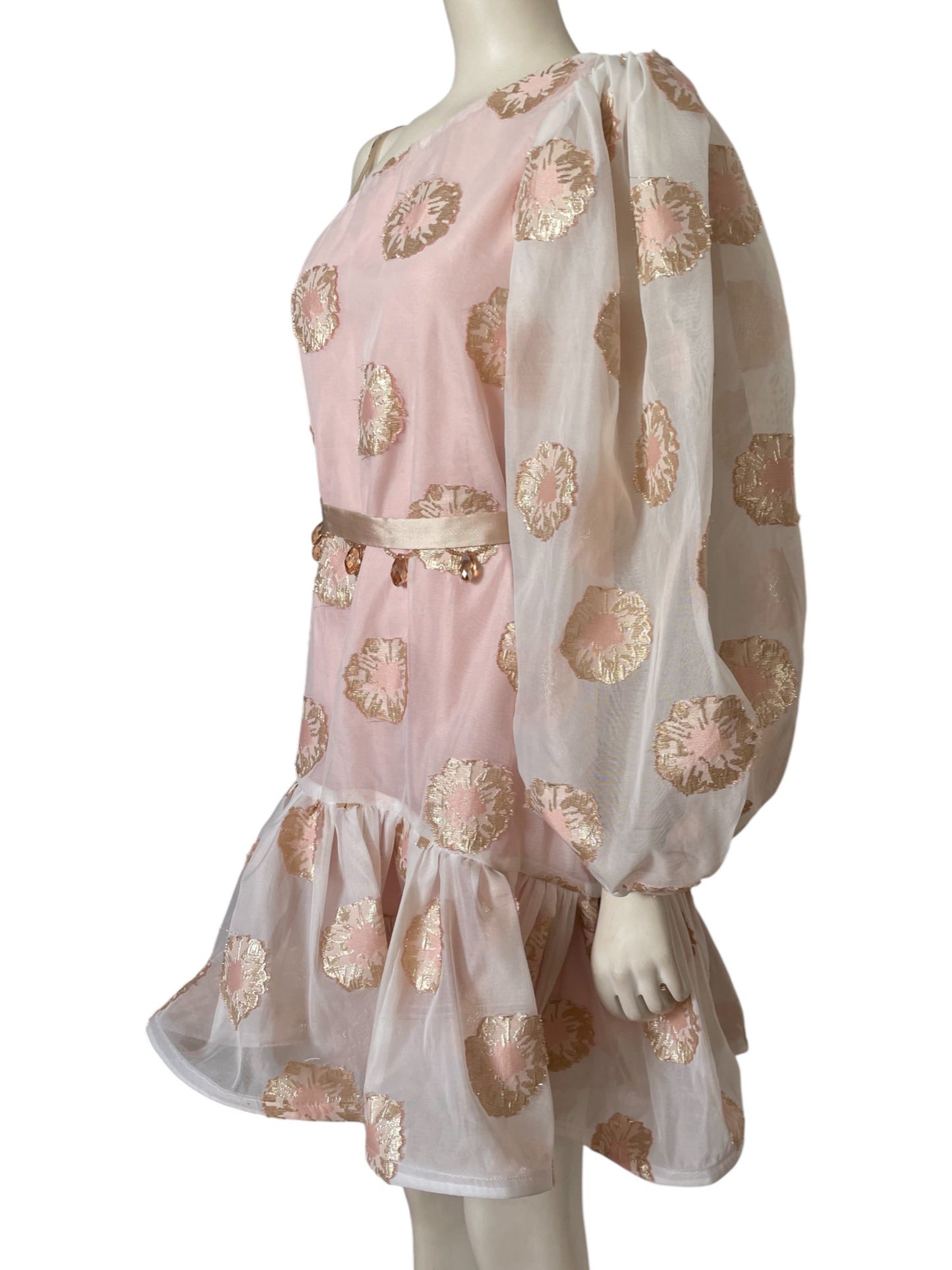 Vestido mini de una manga