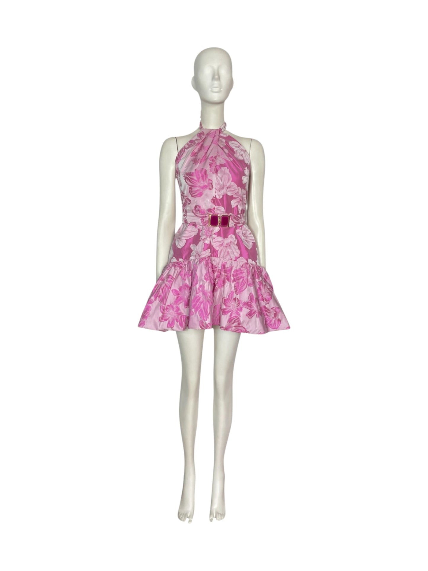 vestido mini spring rosa
