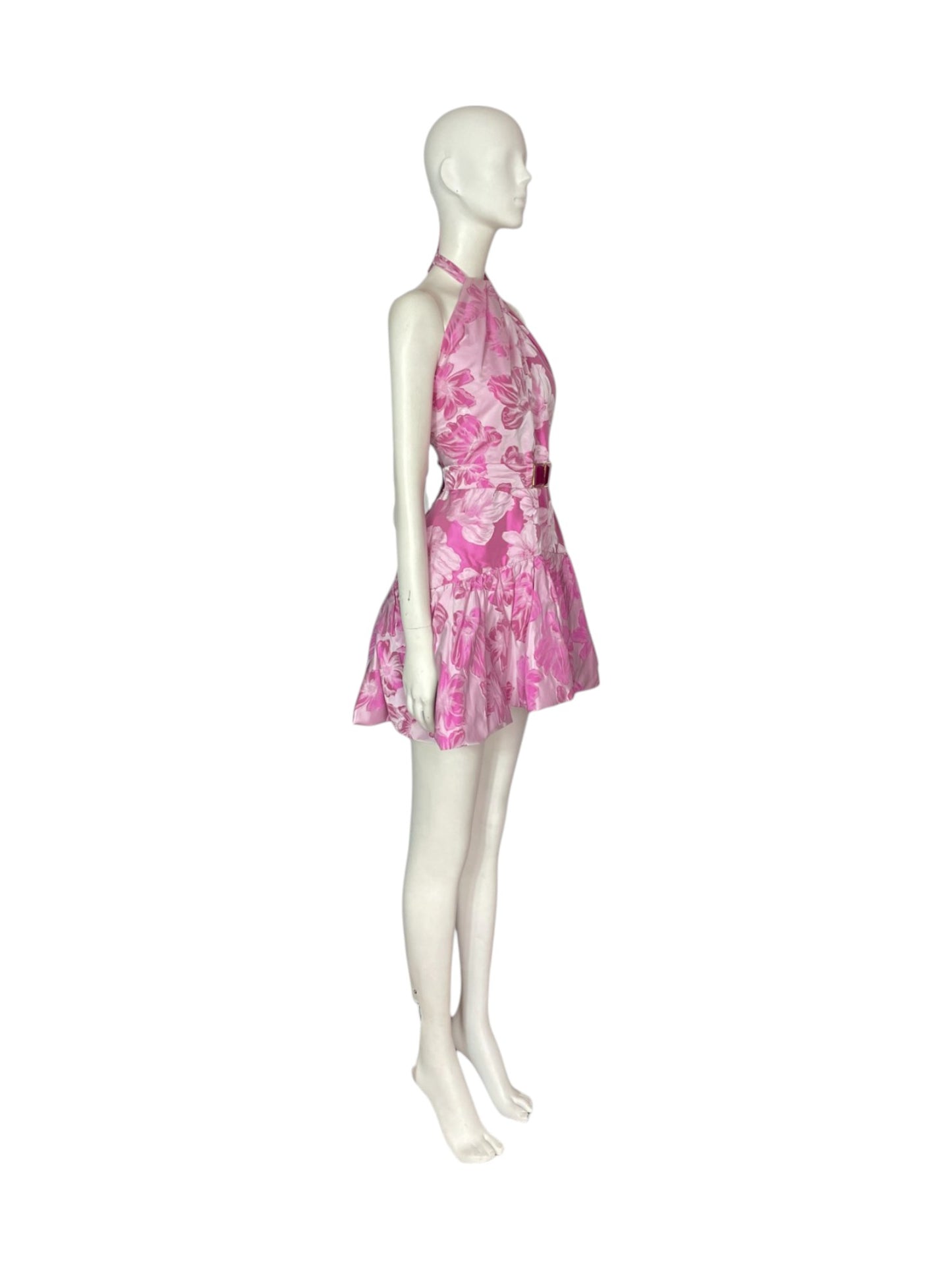 vestido mini spring rosa
