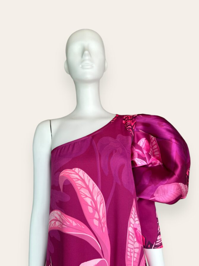 Vestido hombro bombacho