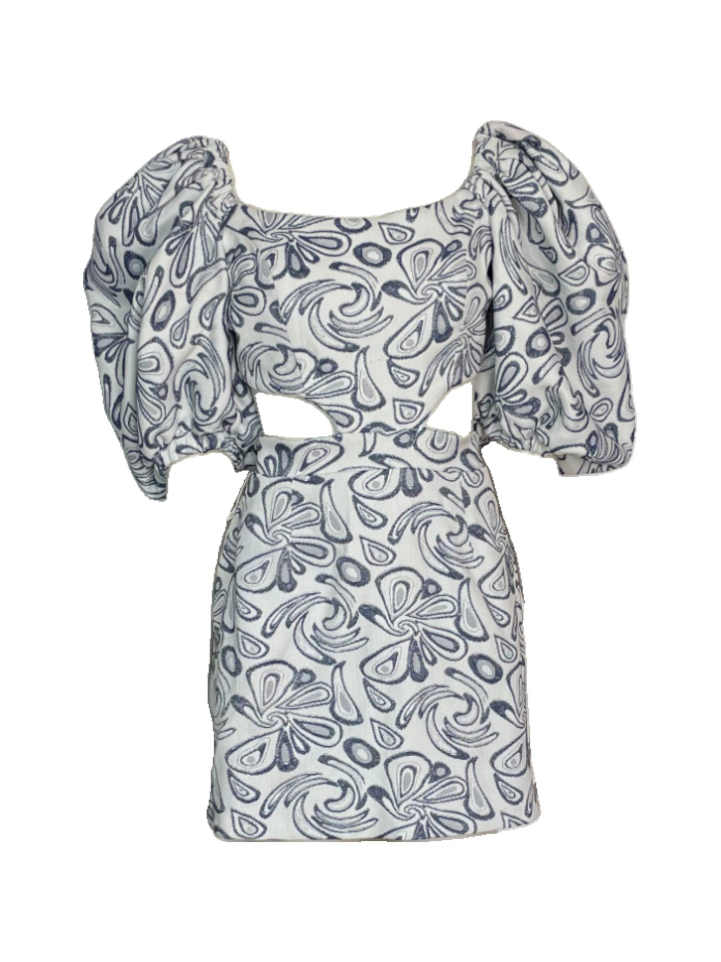 mini dress con cut out a los lados