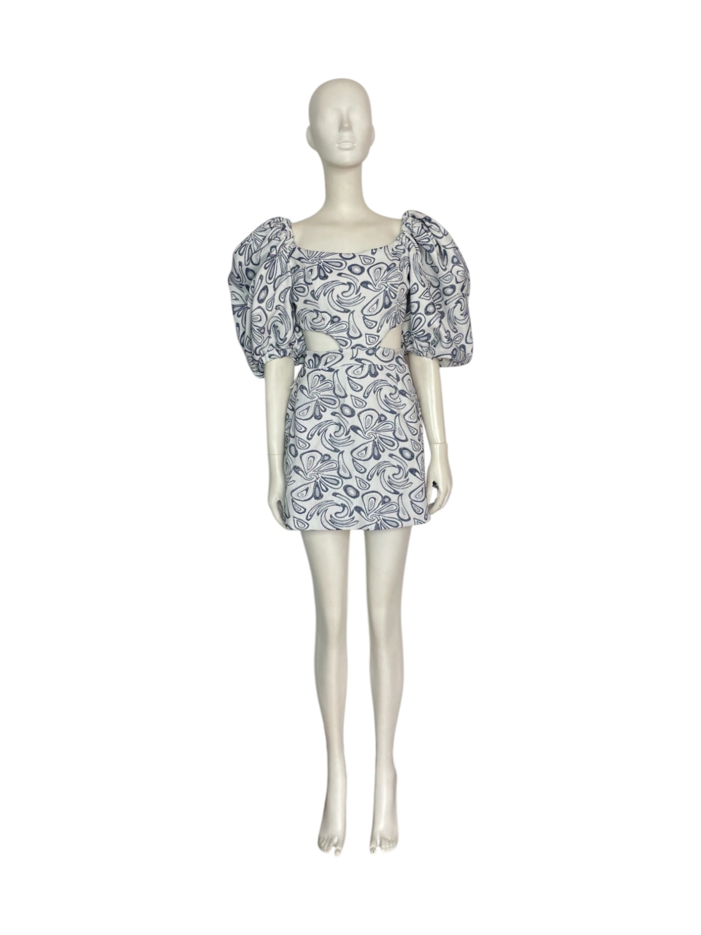 mini dress con cut out a los lados