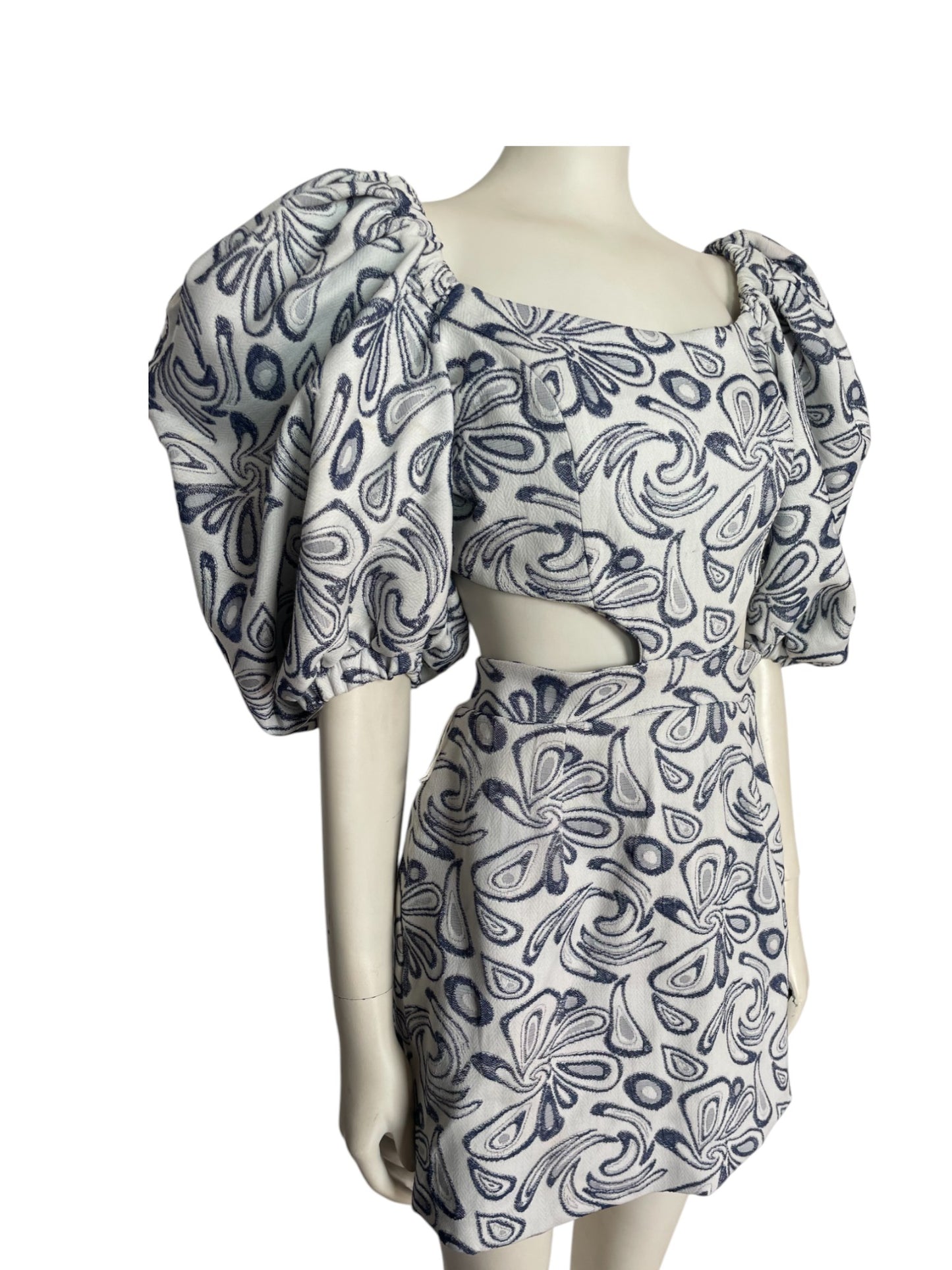 mini dress con cut out a los lados