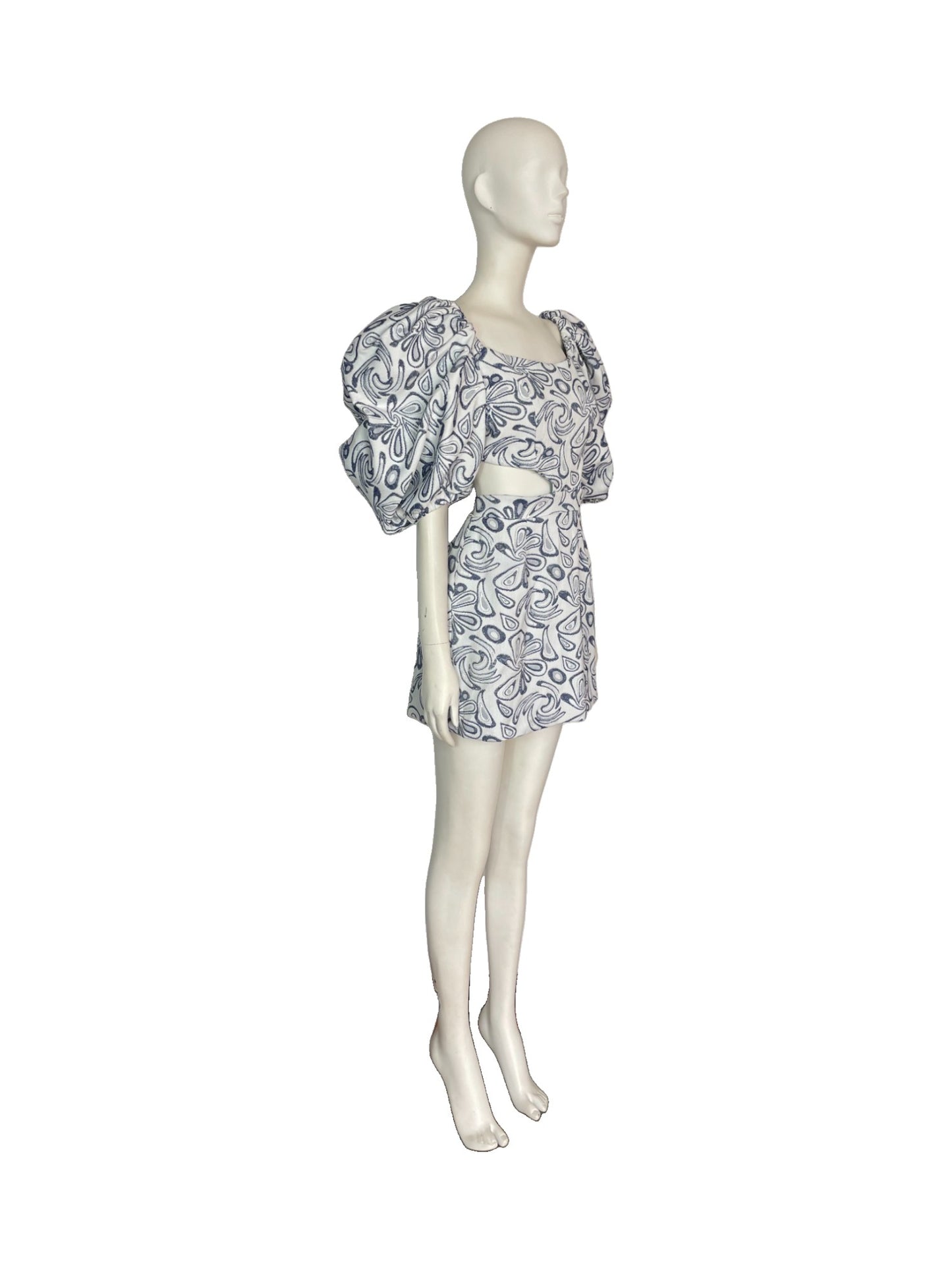 mini dress con cut out a los lados