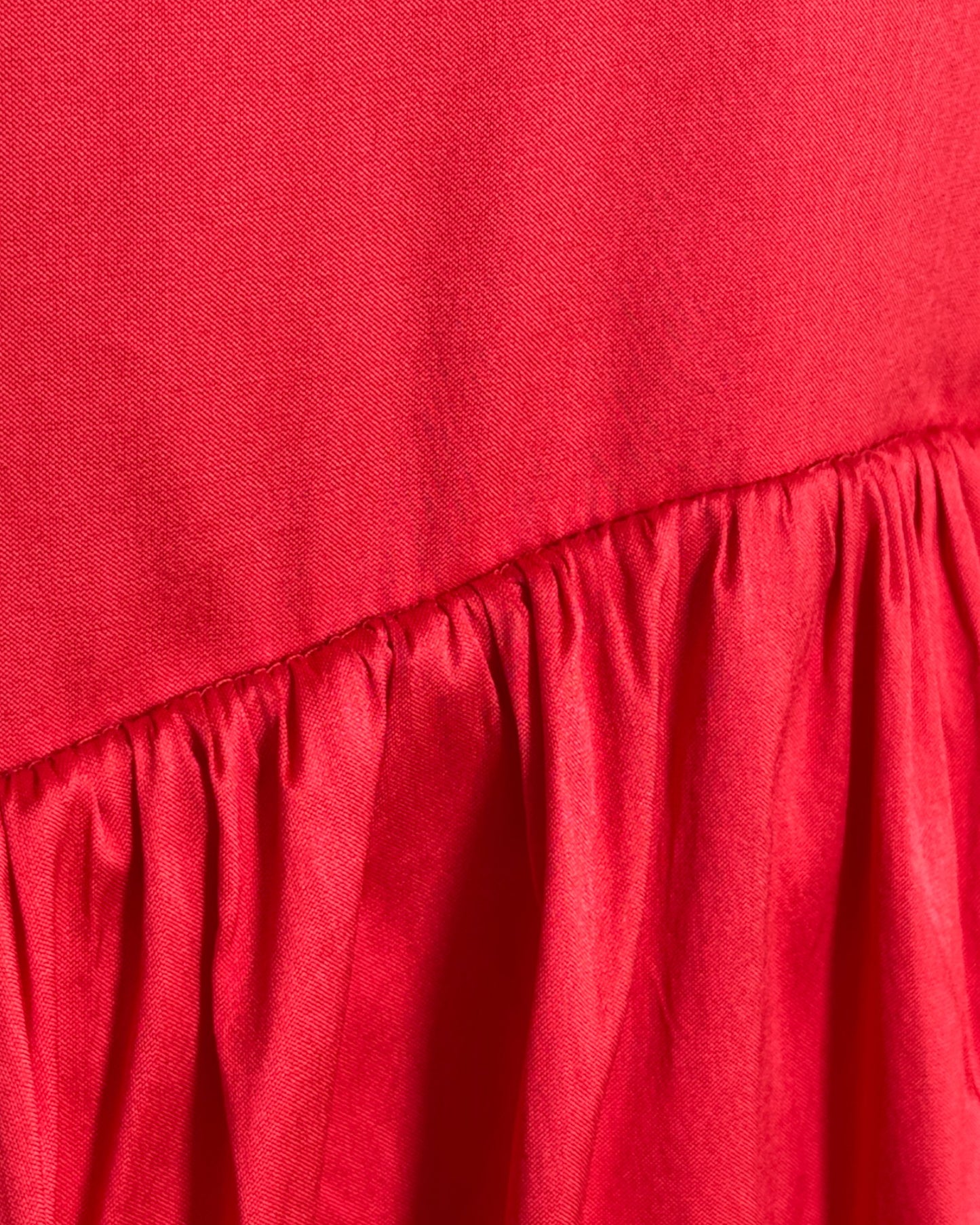 Vestido maxi rojo