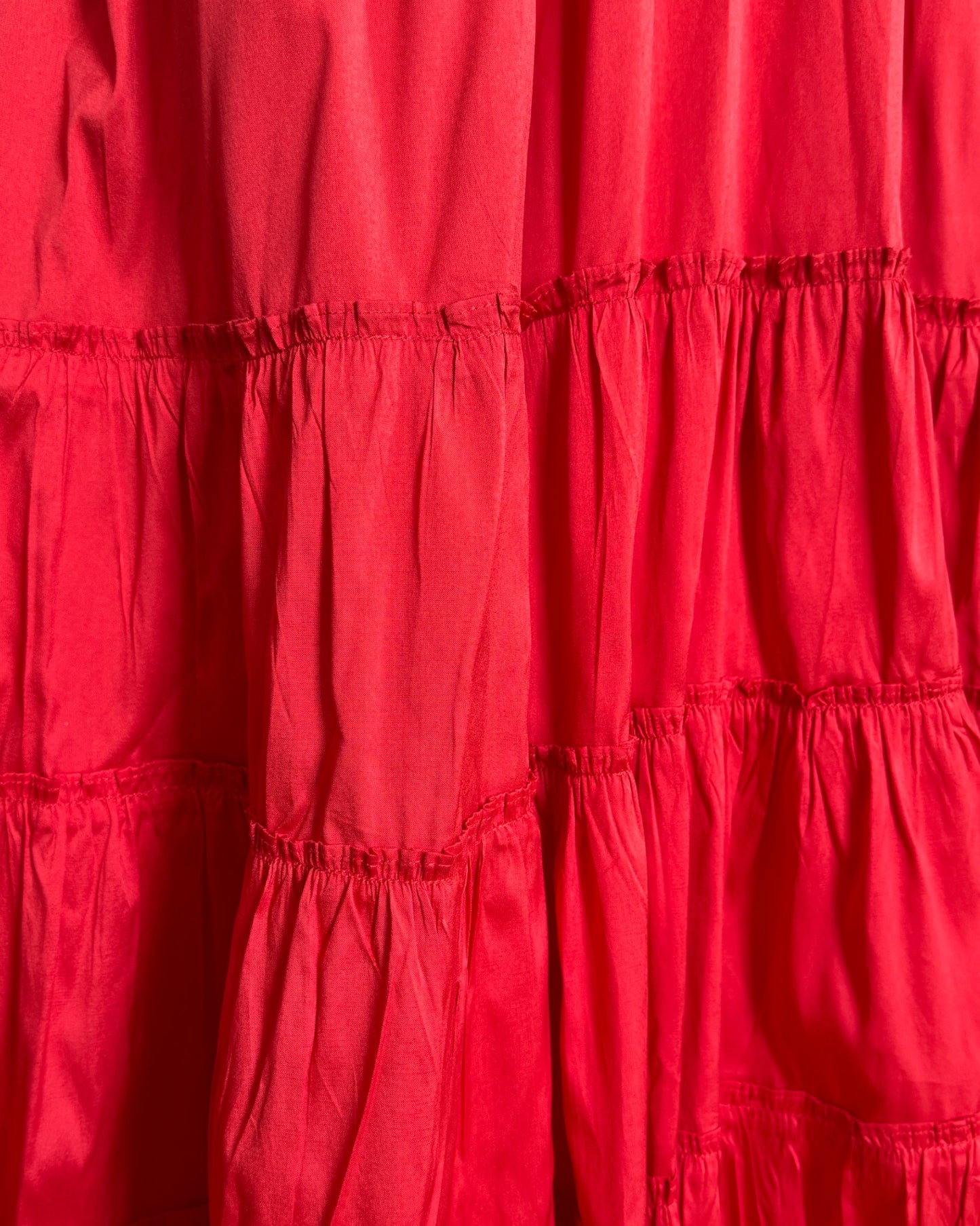 Vestido maxi rojo