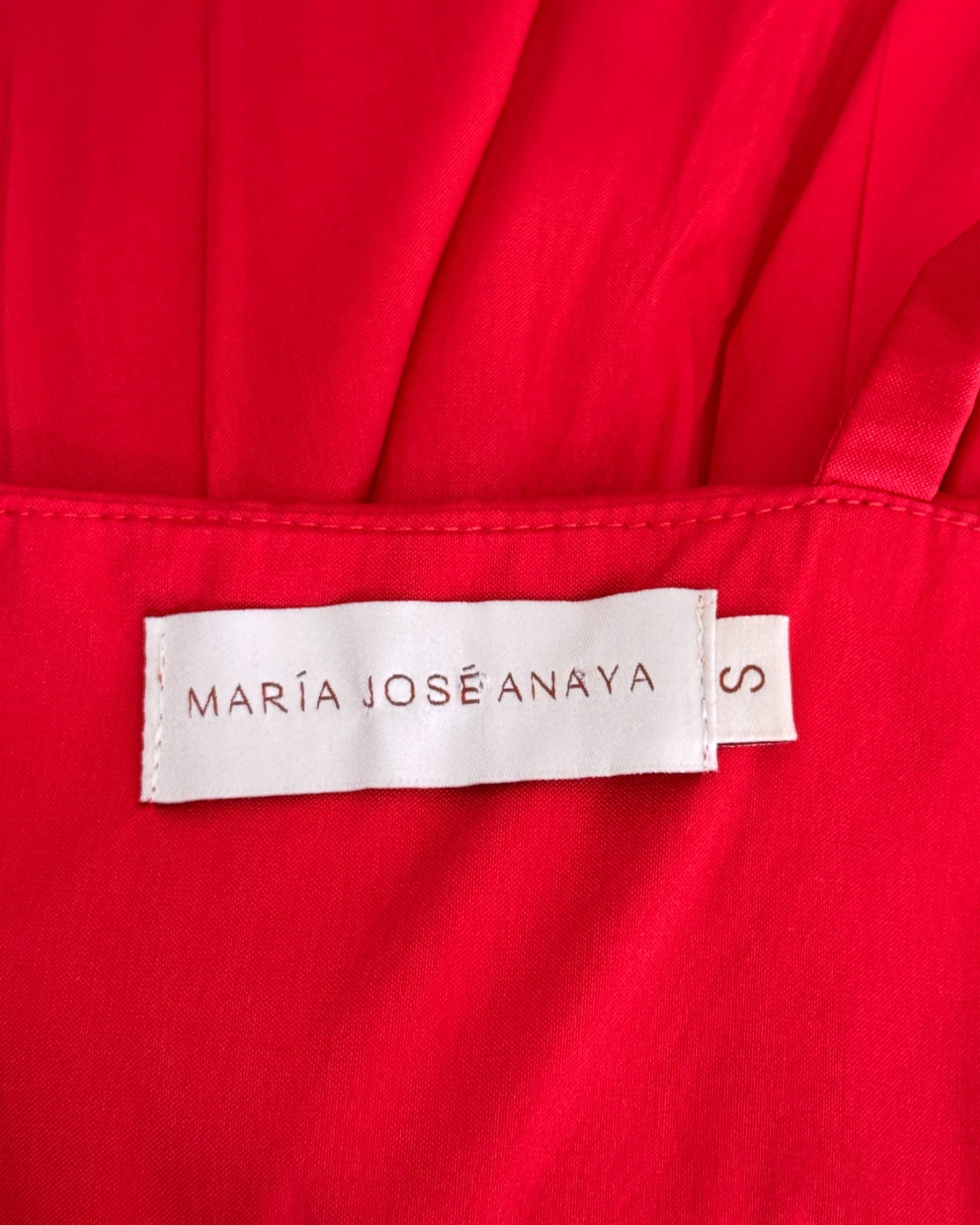 Vestido maxi rojo