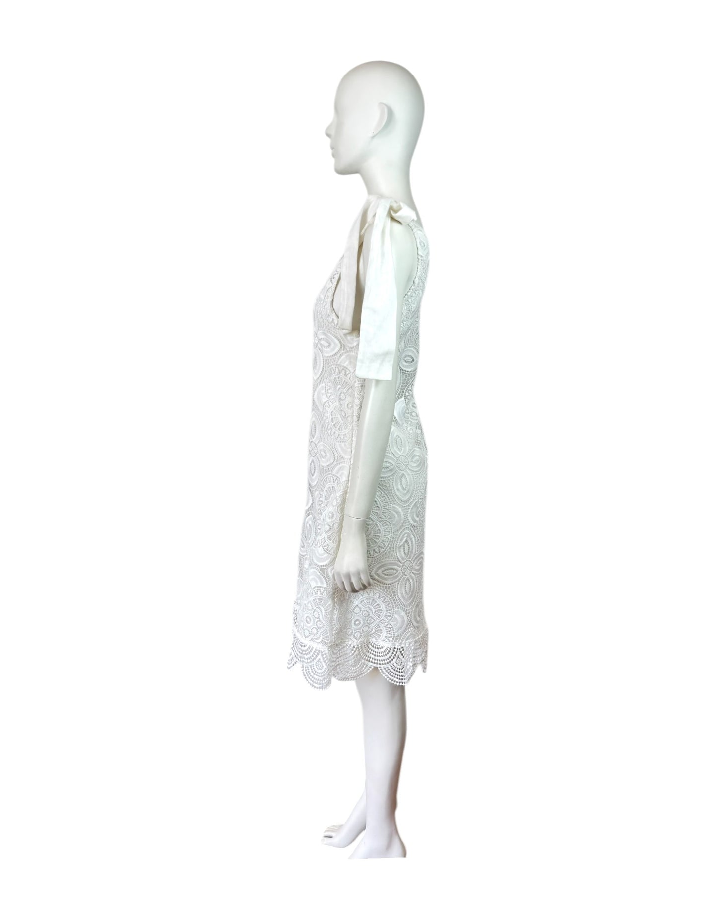 Vestido blanco encaje
