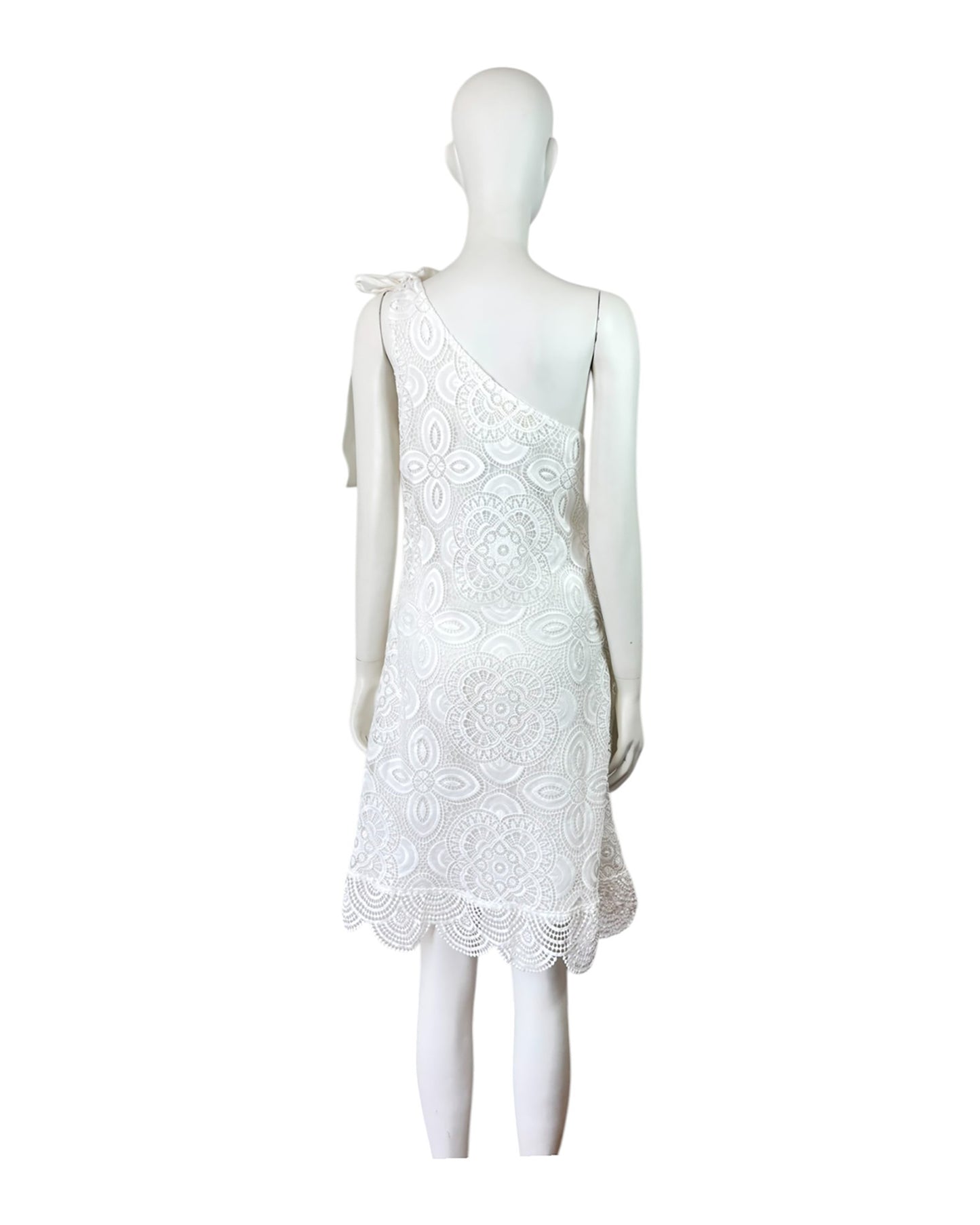 Vestido blanco encaje