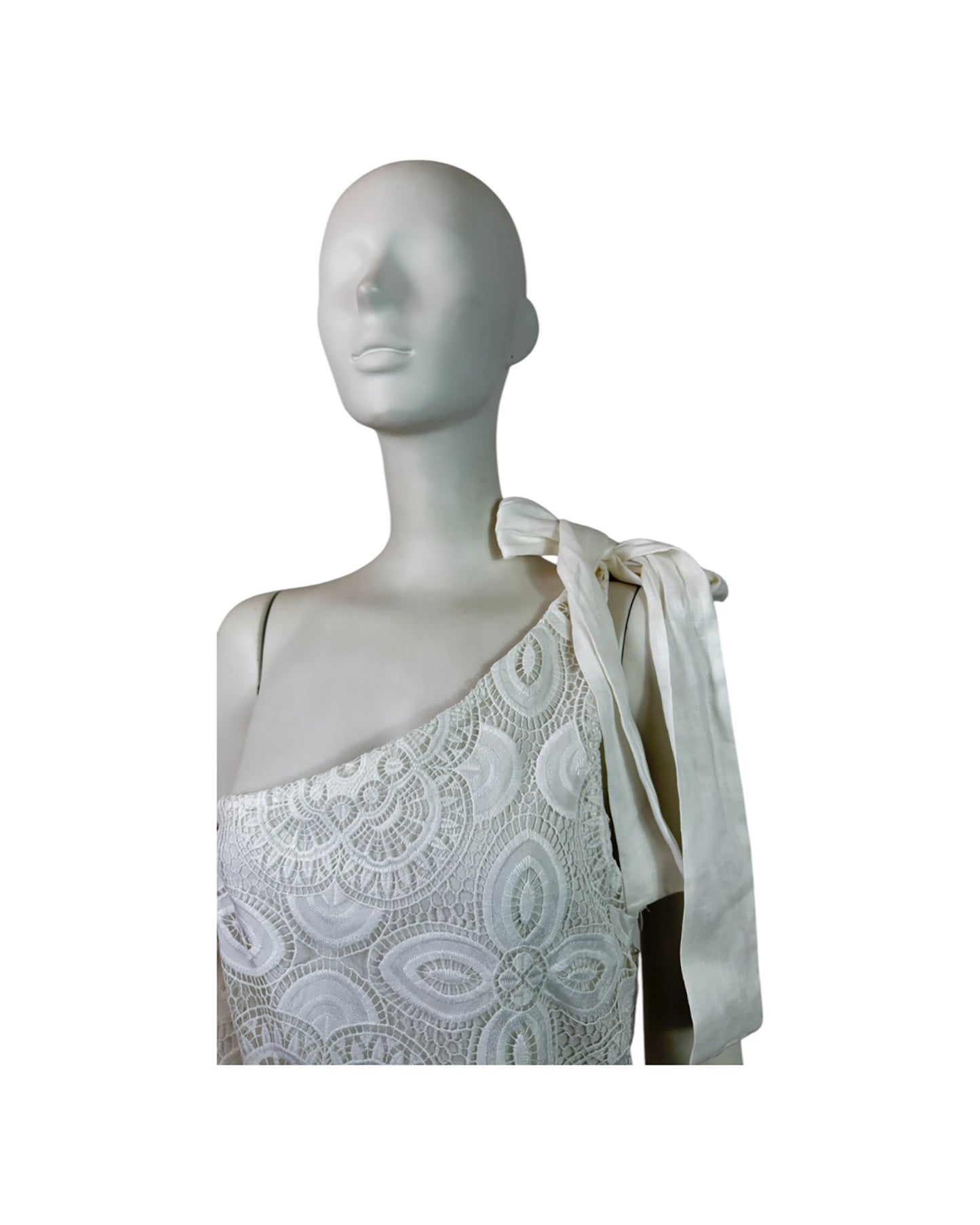 Vestido blanco encaje