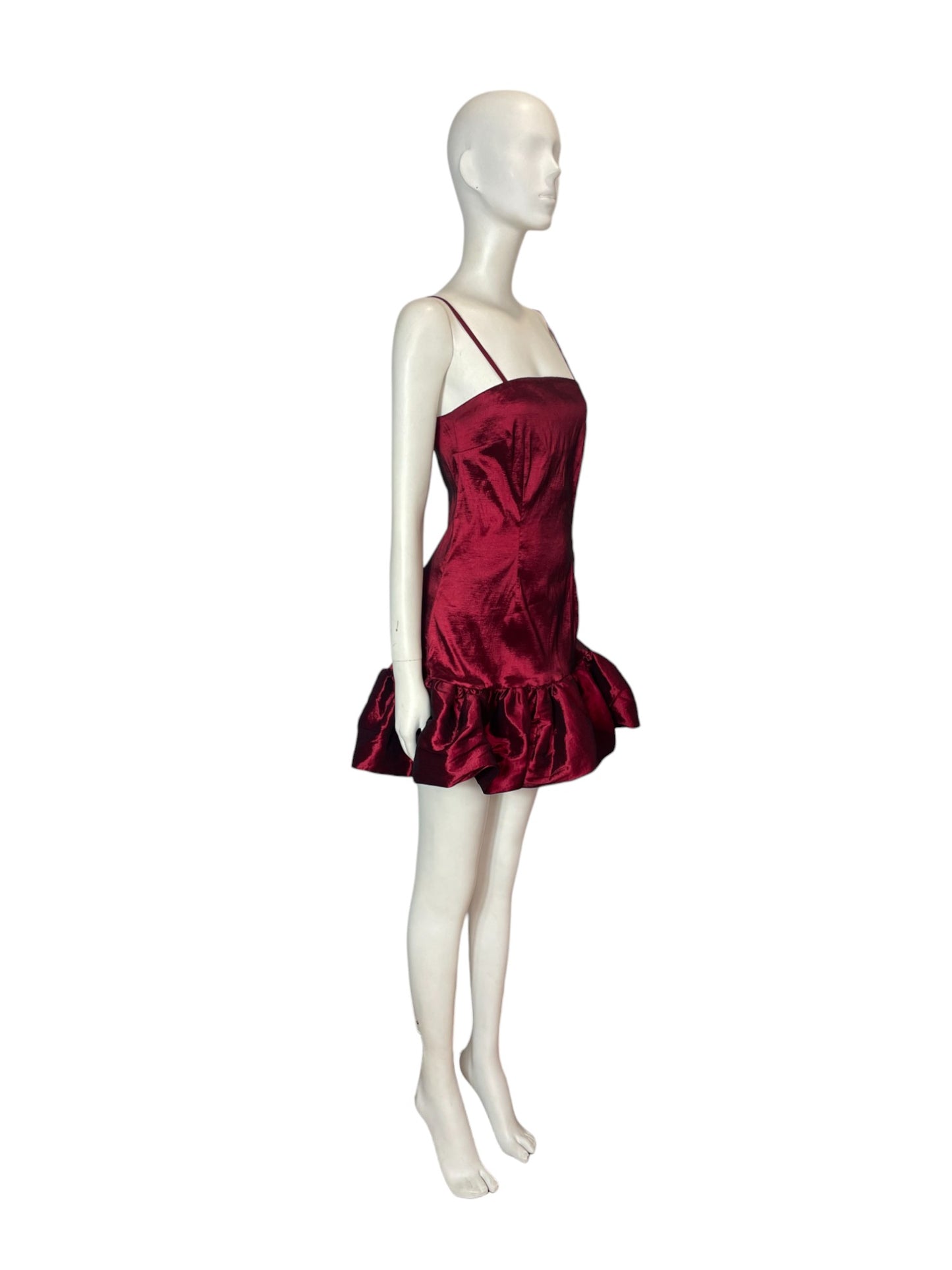 Mini dress satinado