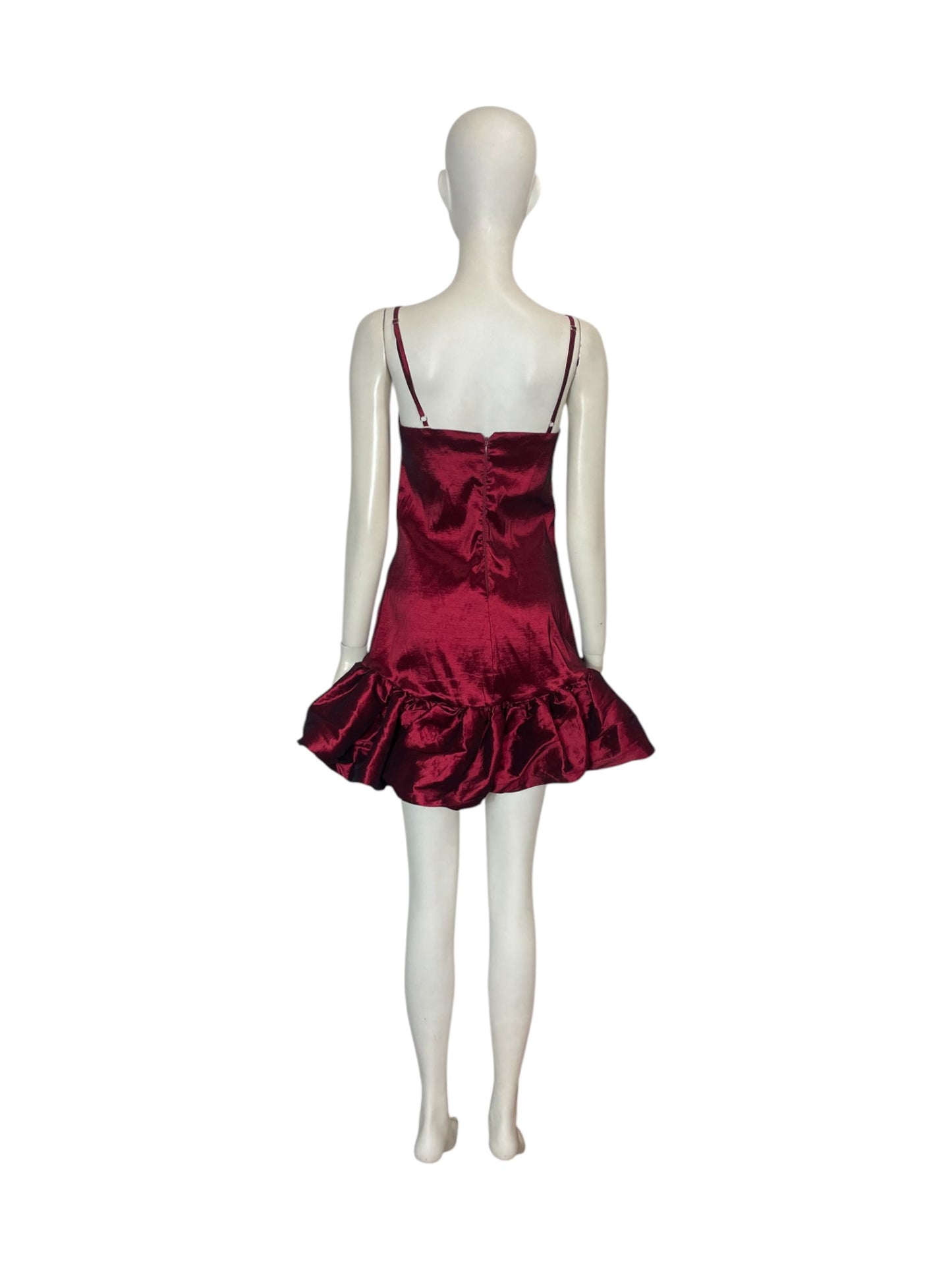 Mini dress satinado