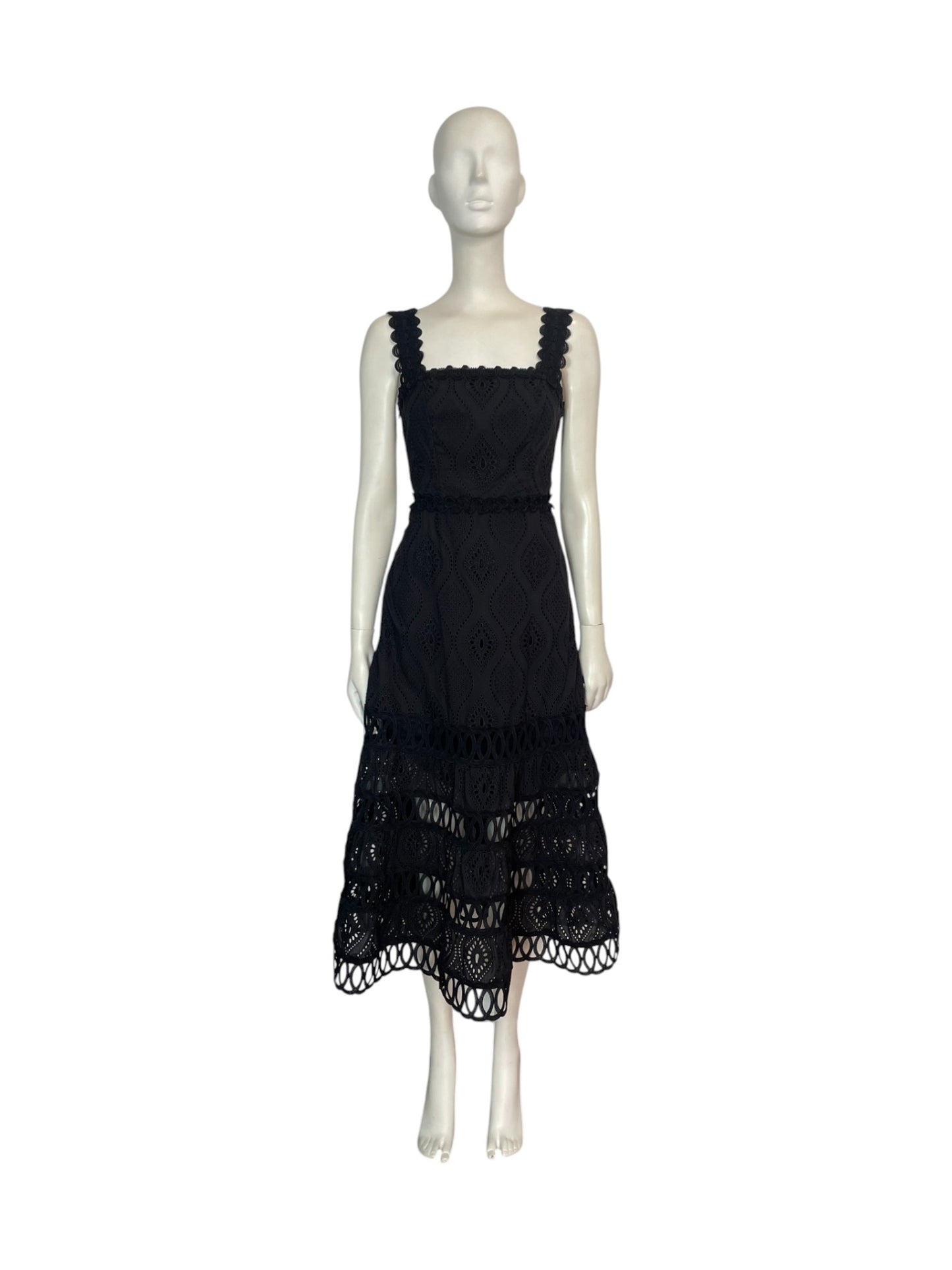 Liana midi dress black