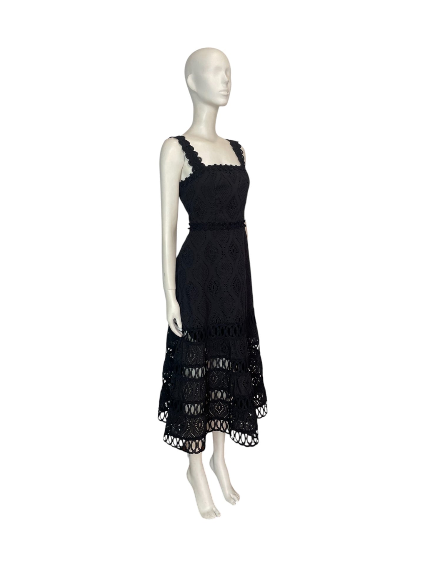 Liana midi dress black