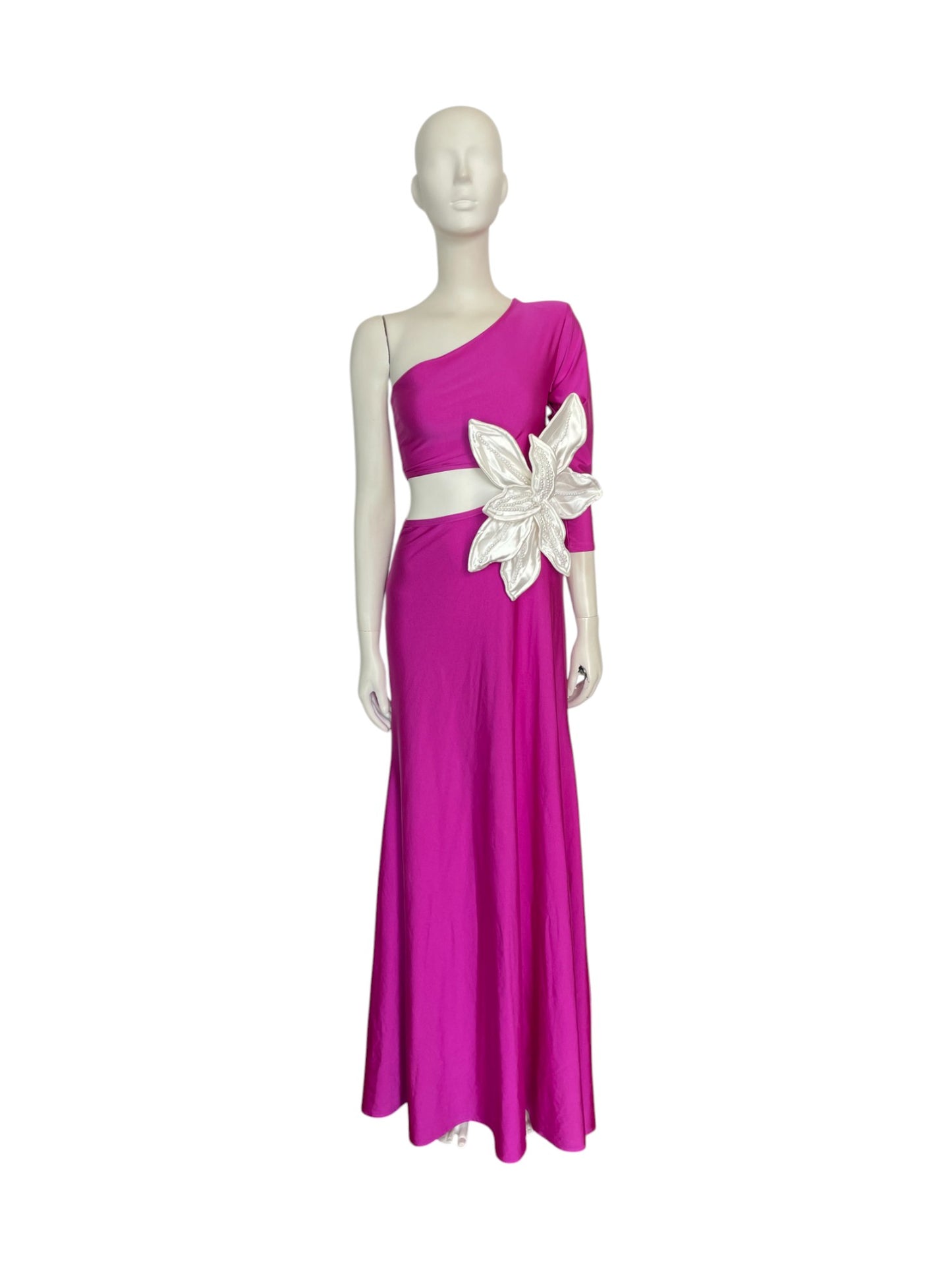 Cataleya maxi dress magenta