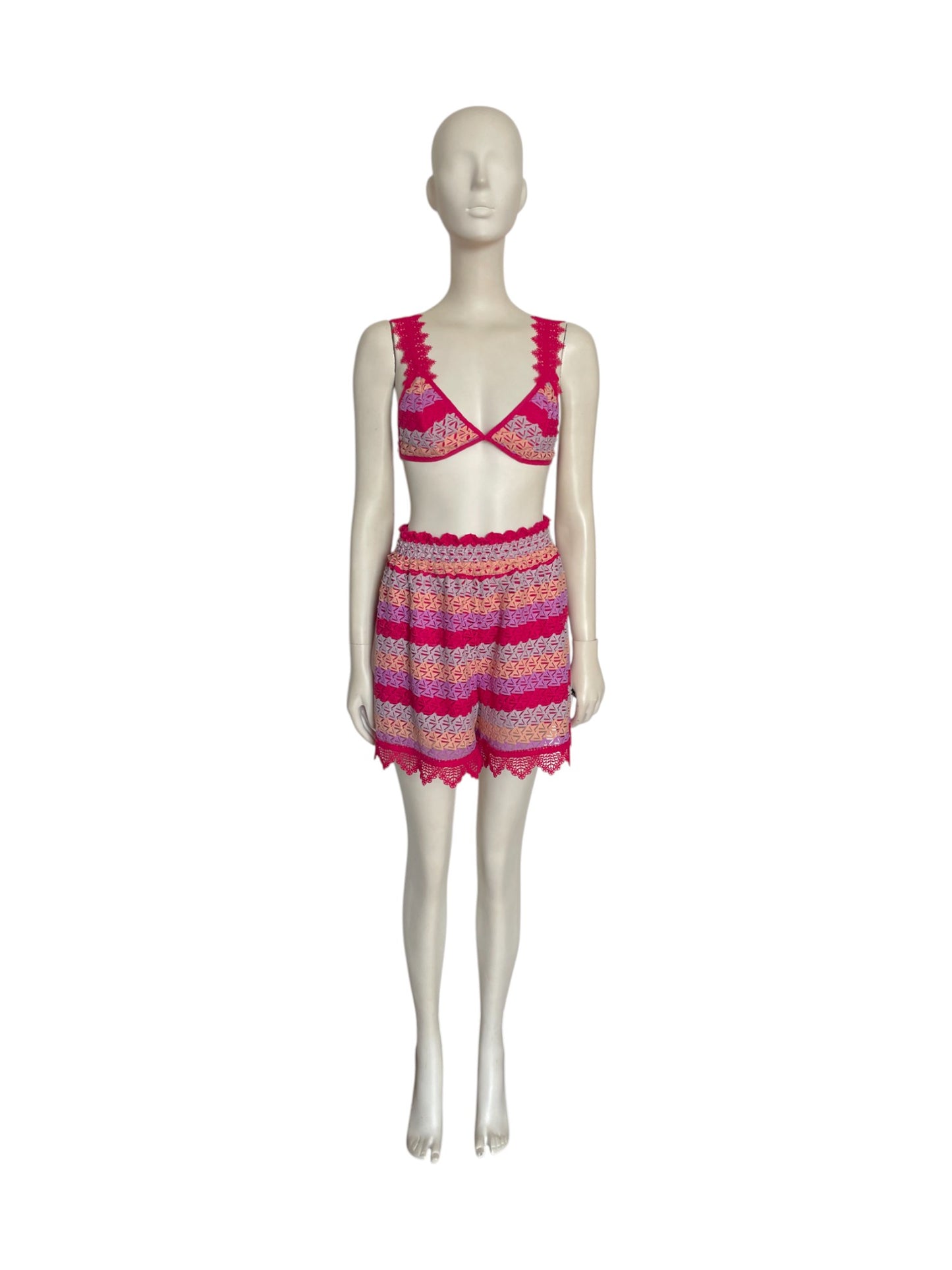set crop top y short