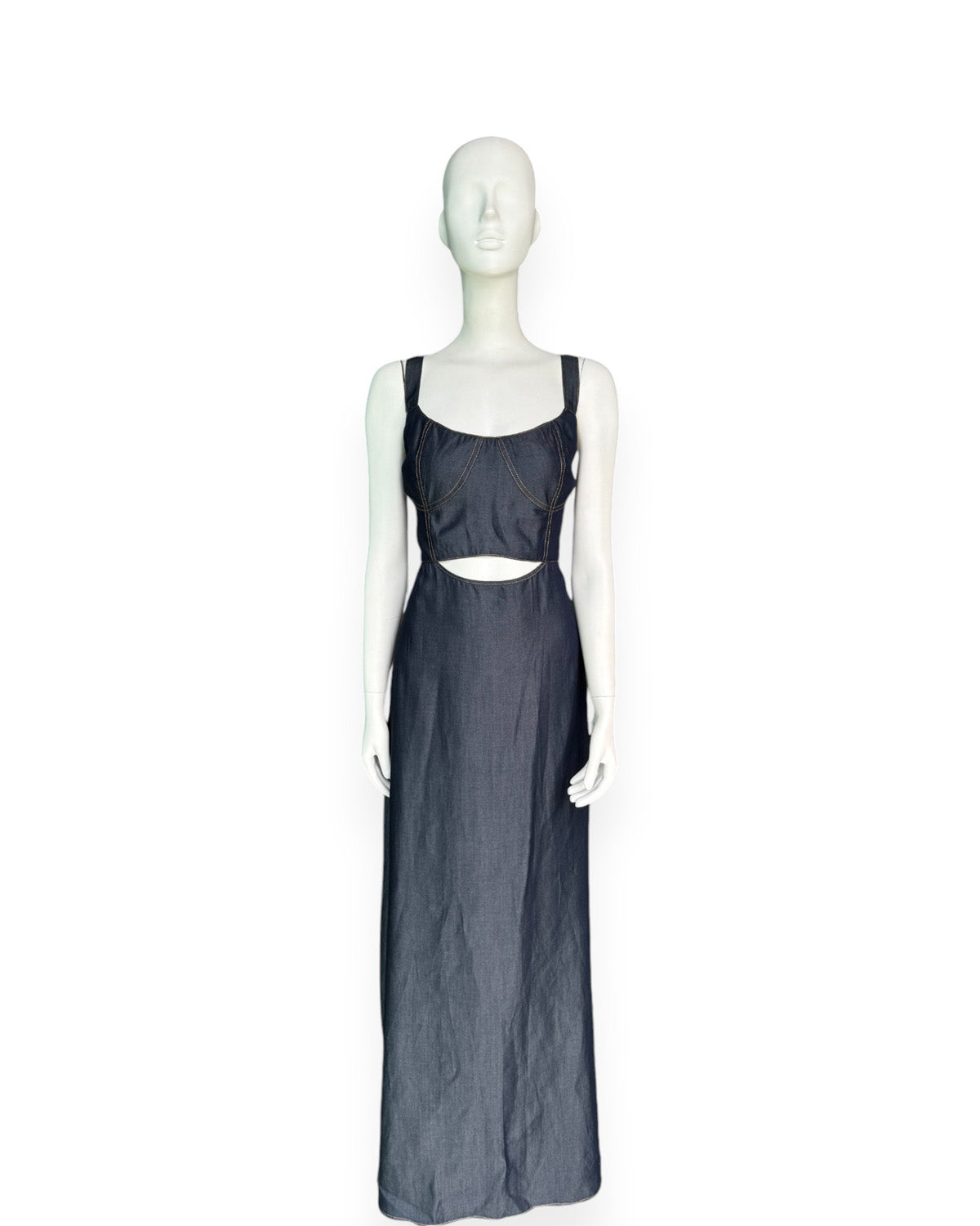 Maxi denim dress