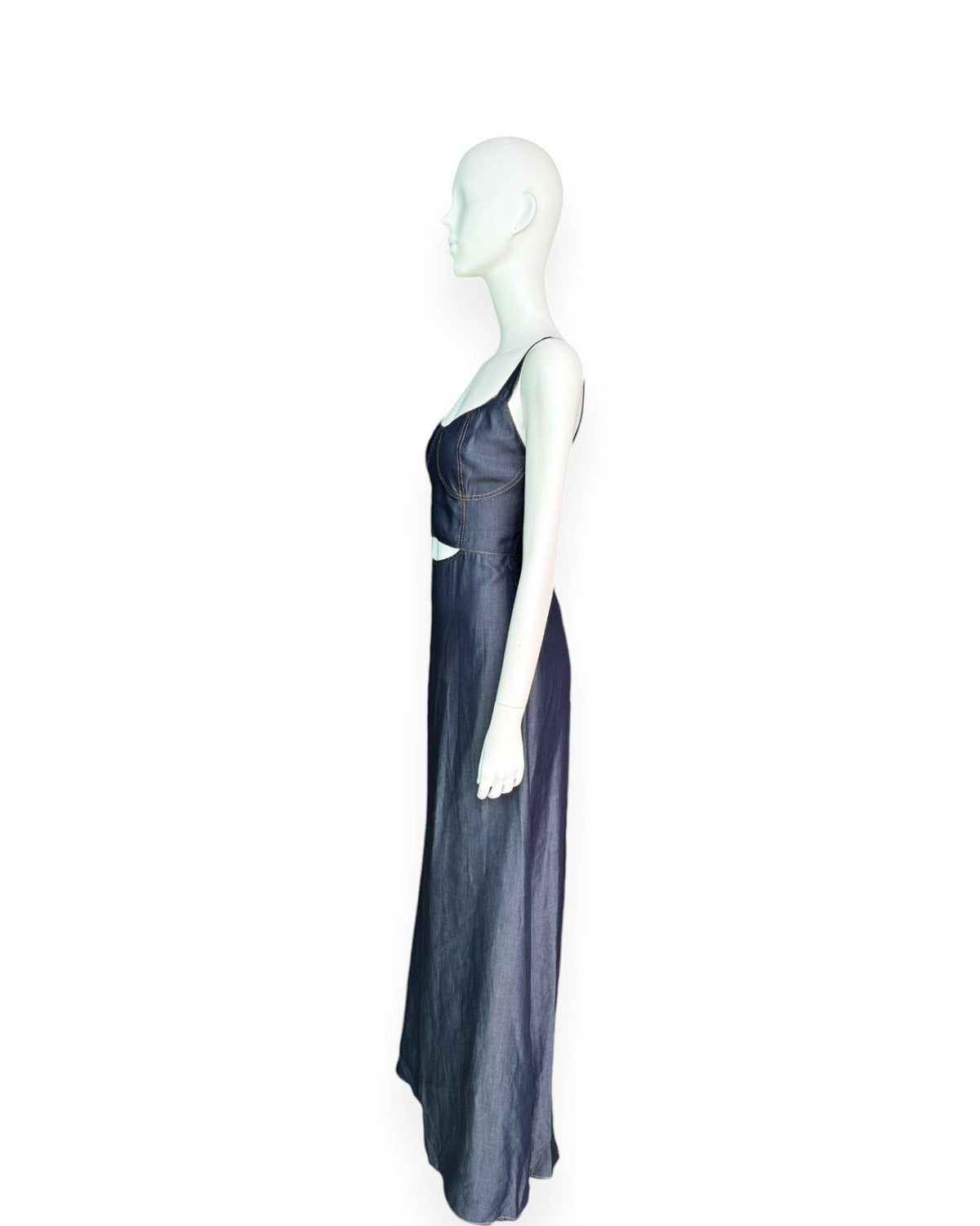 Maxi denim dress