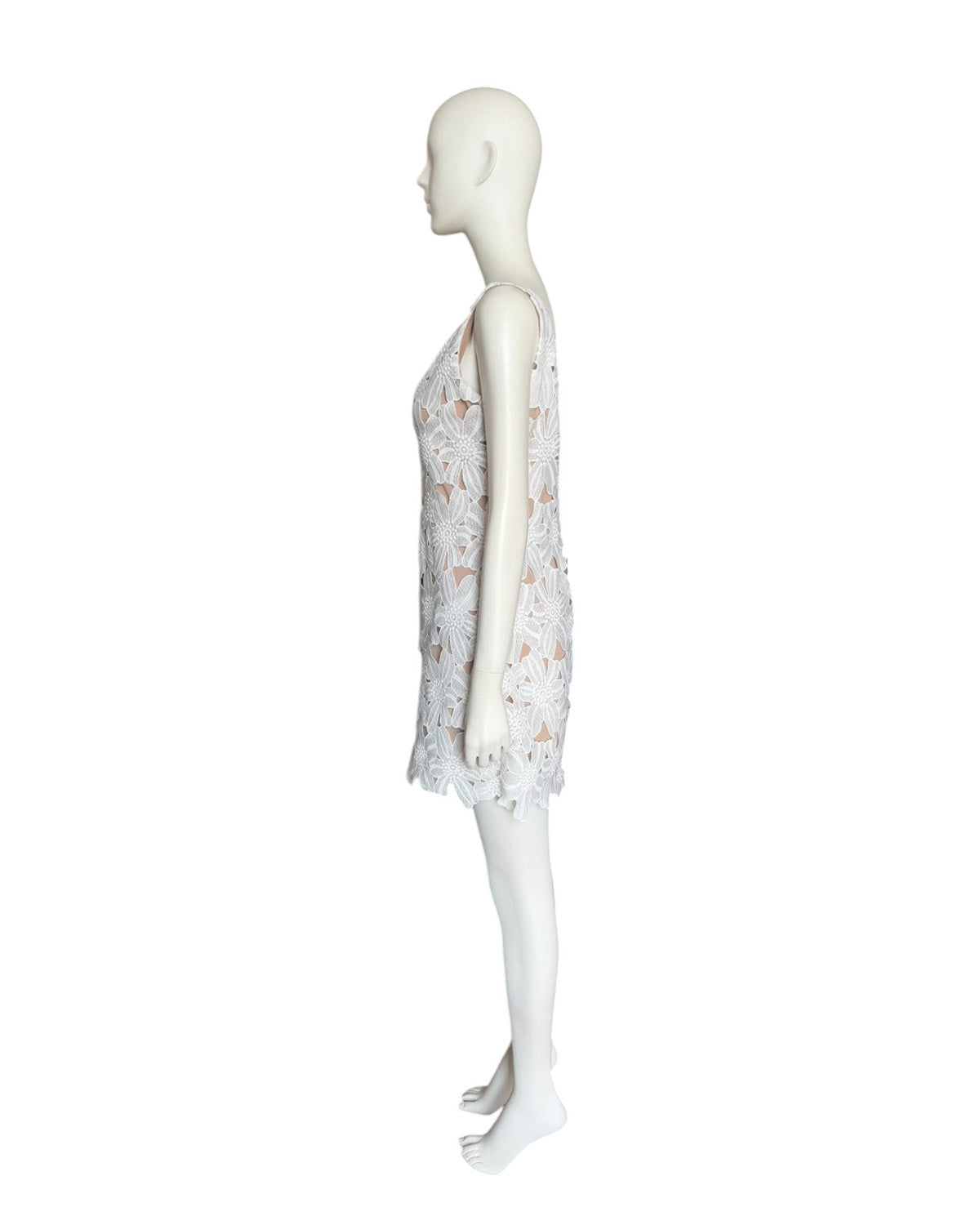 Vestido blanco bordado