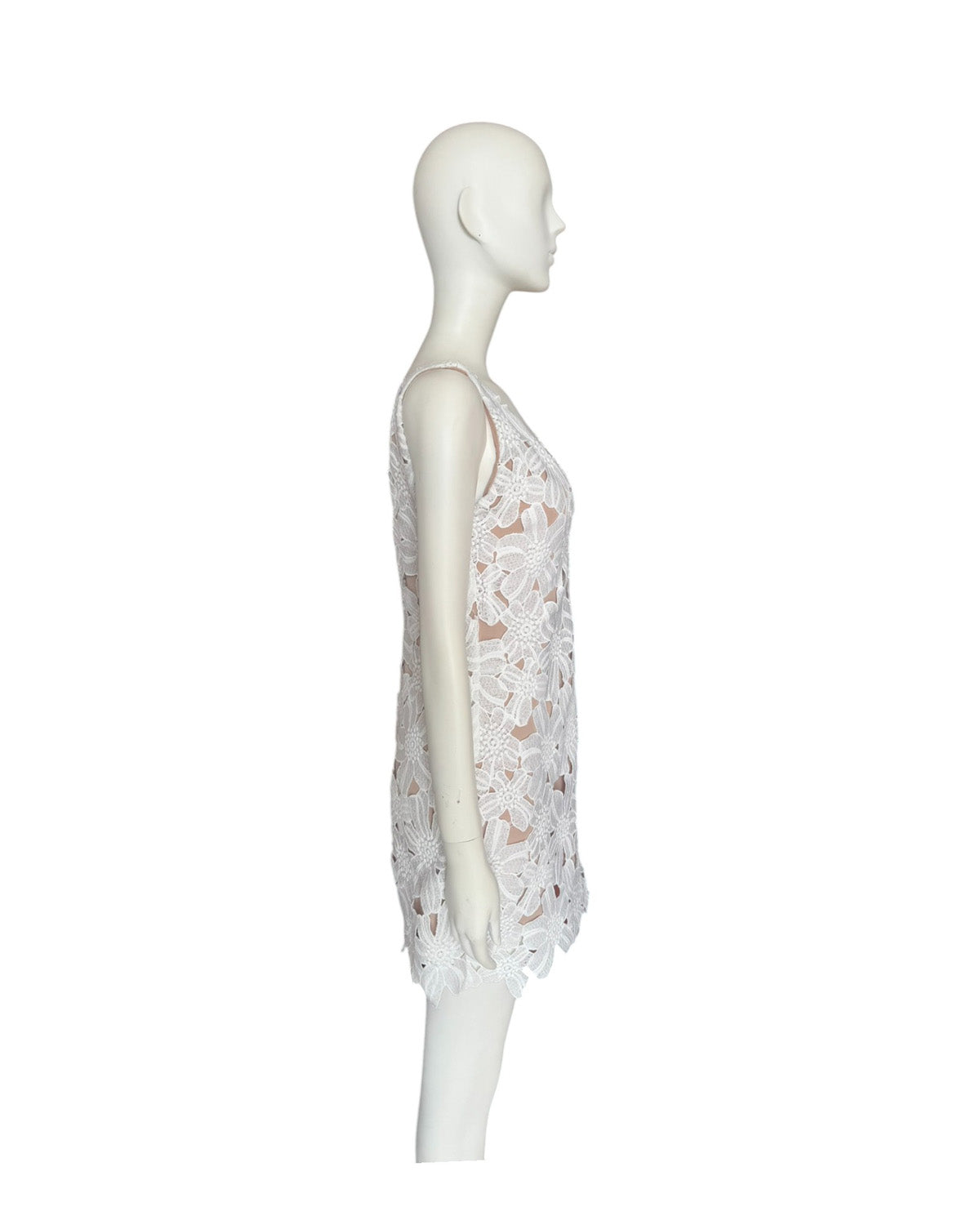 Vestido blanco bordado