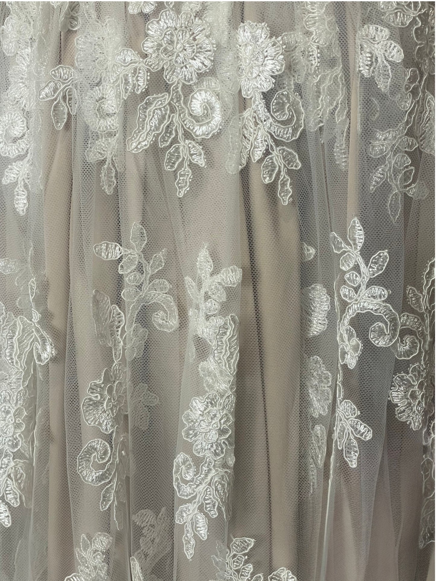 Vestido midi blanco