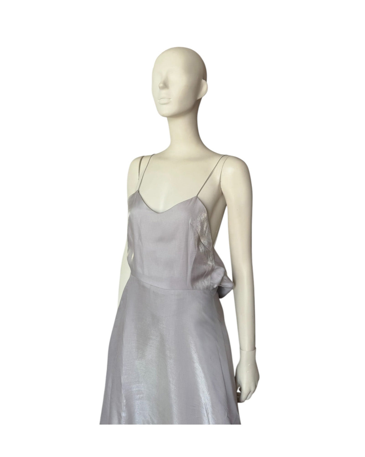 Vestido Maxi plata